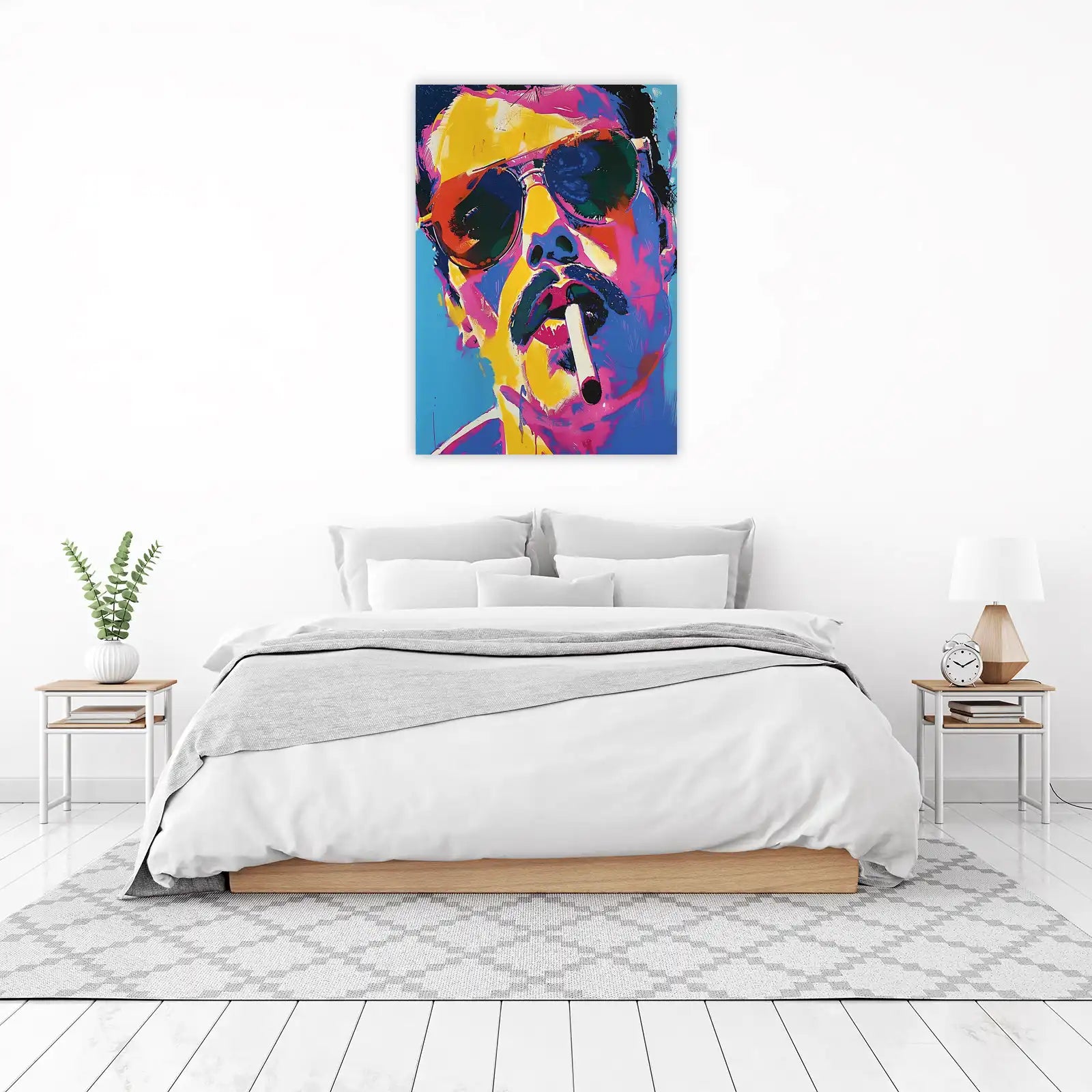 Vibrant Pop Art Portrait Wall Art