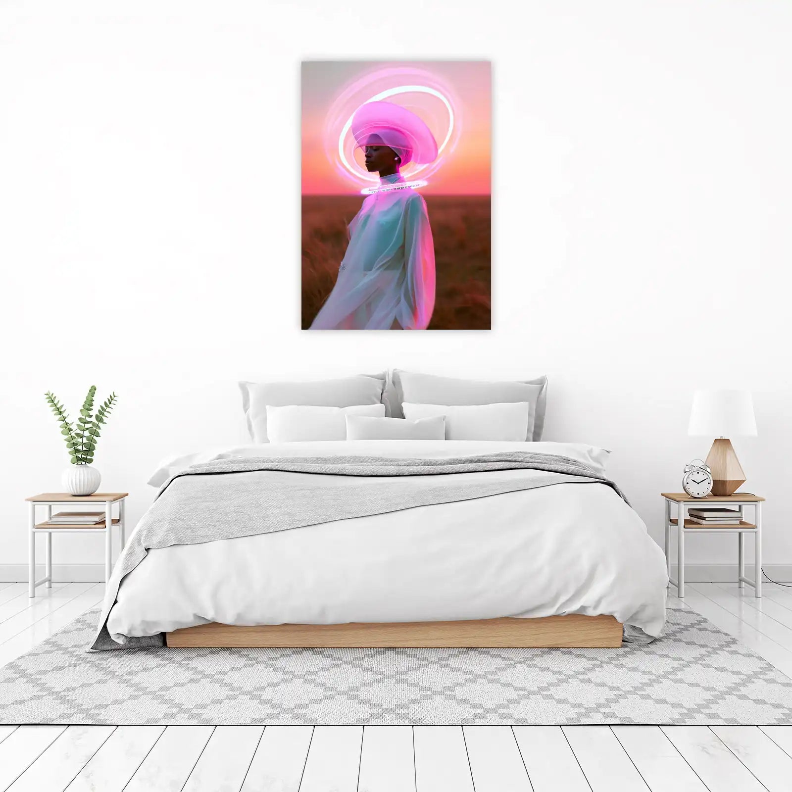Ethereal Aura Portrait Wall Art