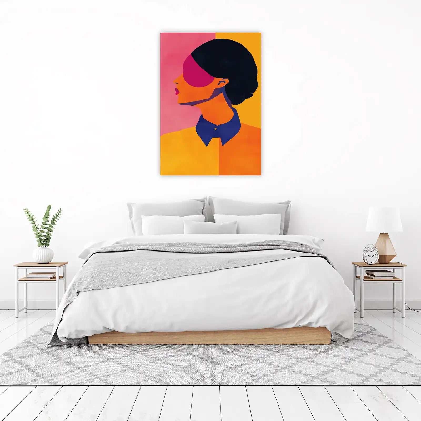 Vibrant Pop Art Portrait Wall Art