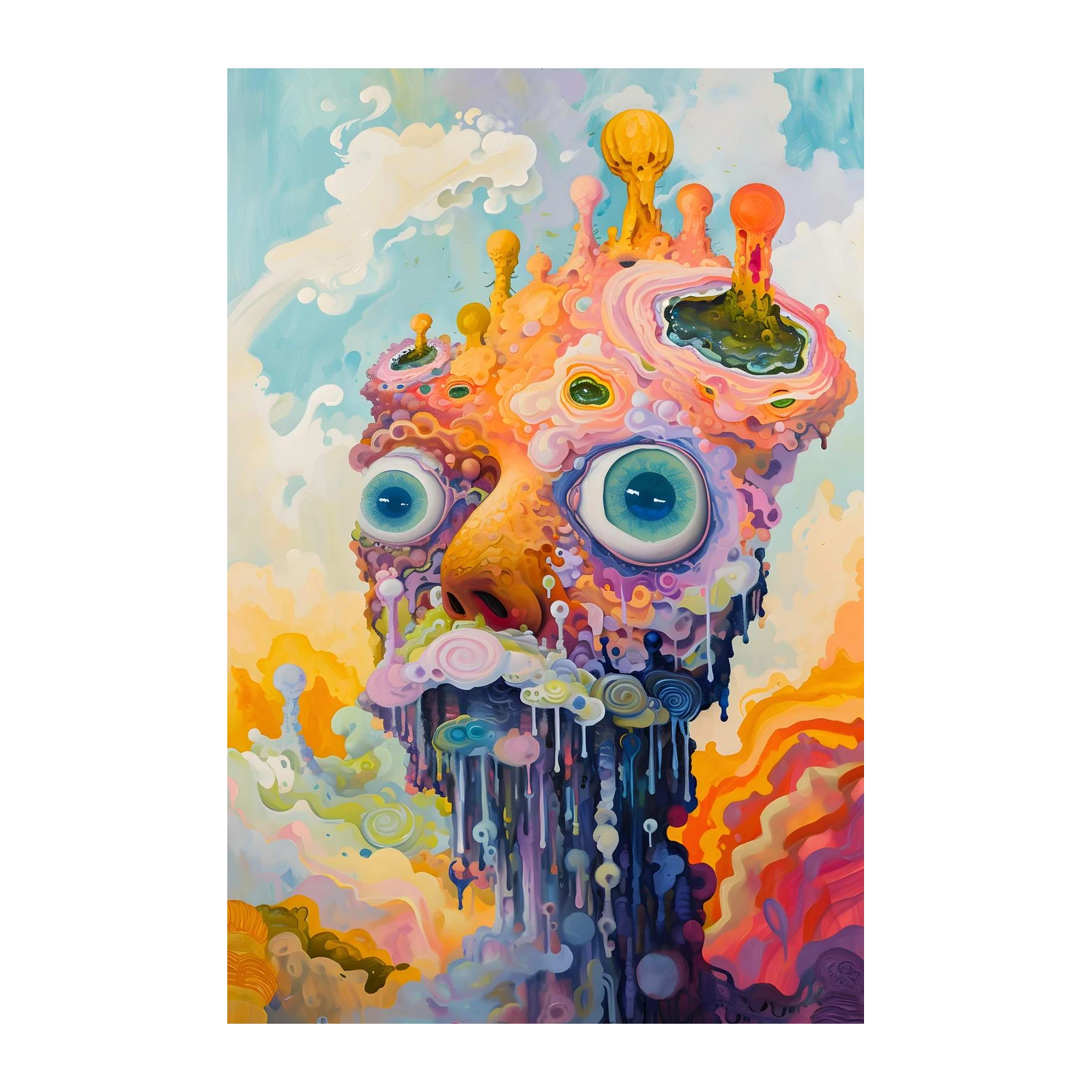 Surreal Dreamscape Big Eyes Wall Art