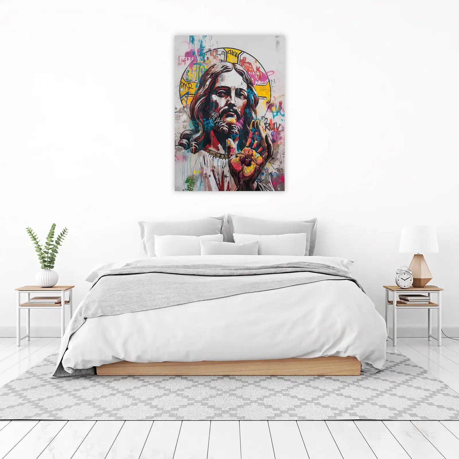 Modern Graffiti Jesus Art Wall Art