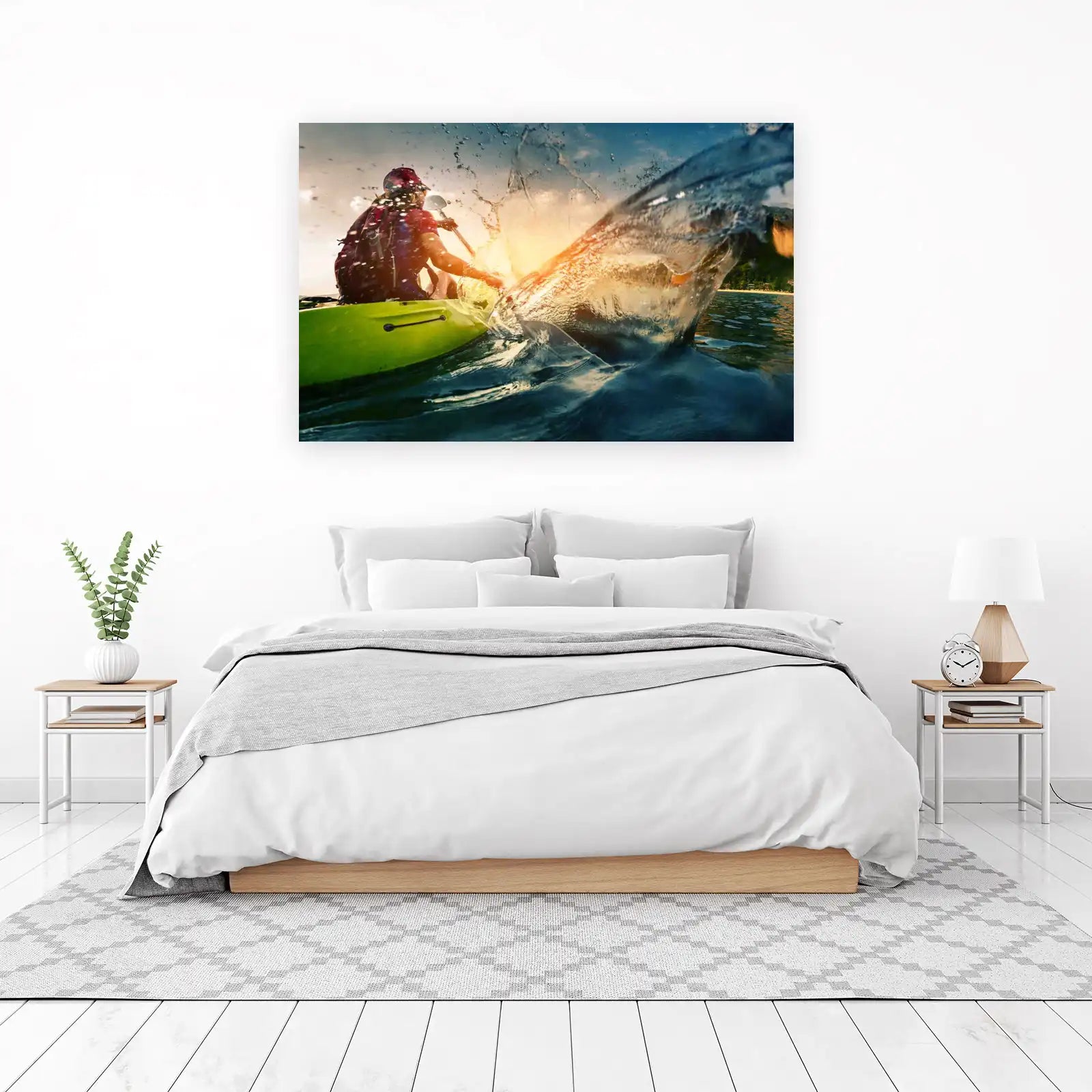 Kayaking Adventure Splash Wall Art