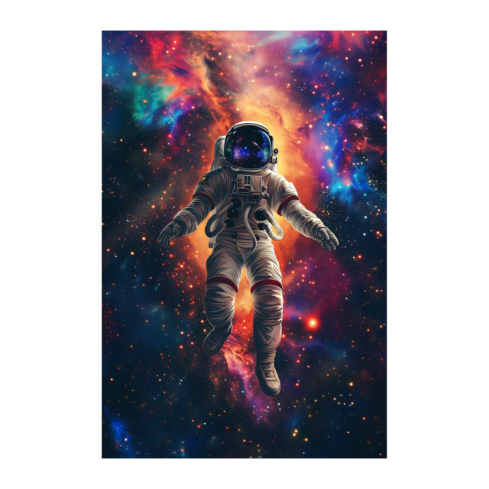 Astronaut Nebula Dreams Wall Art
