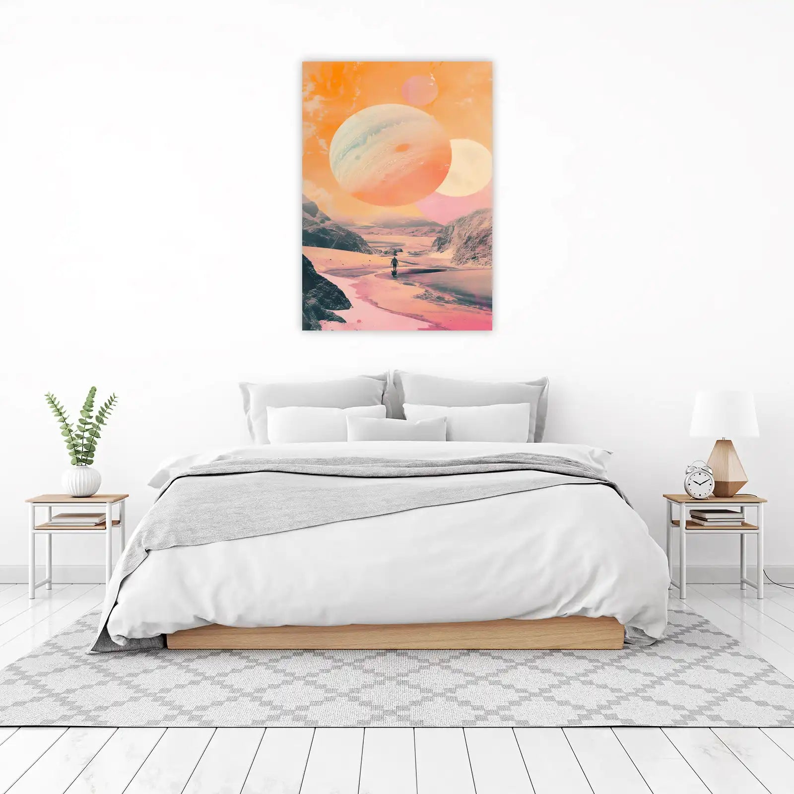 Cosmic Wanderer - Sci-Fi Landscape Wall Art