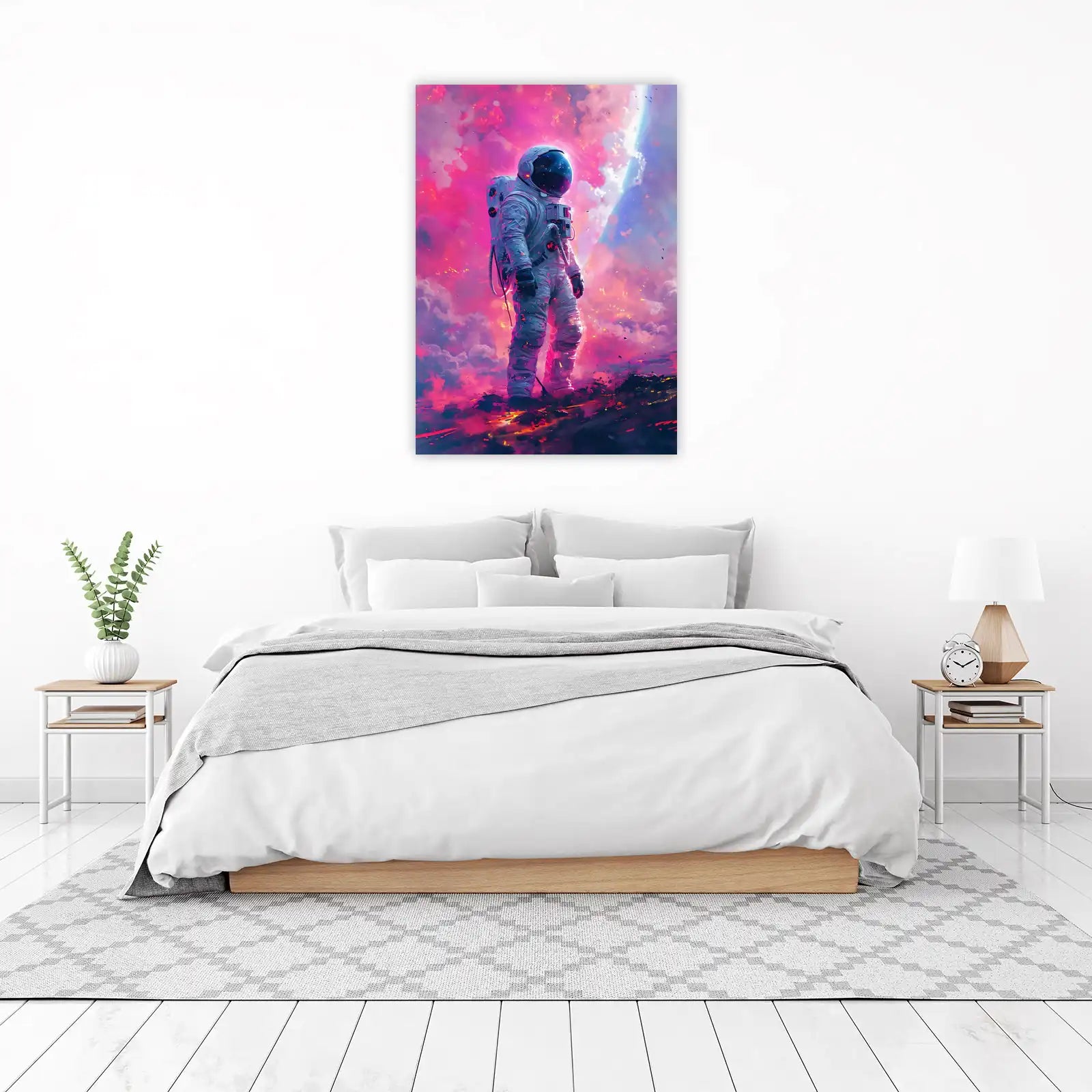 Cosmic Explorer Astronaut Wall Art