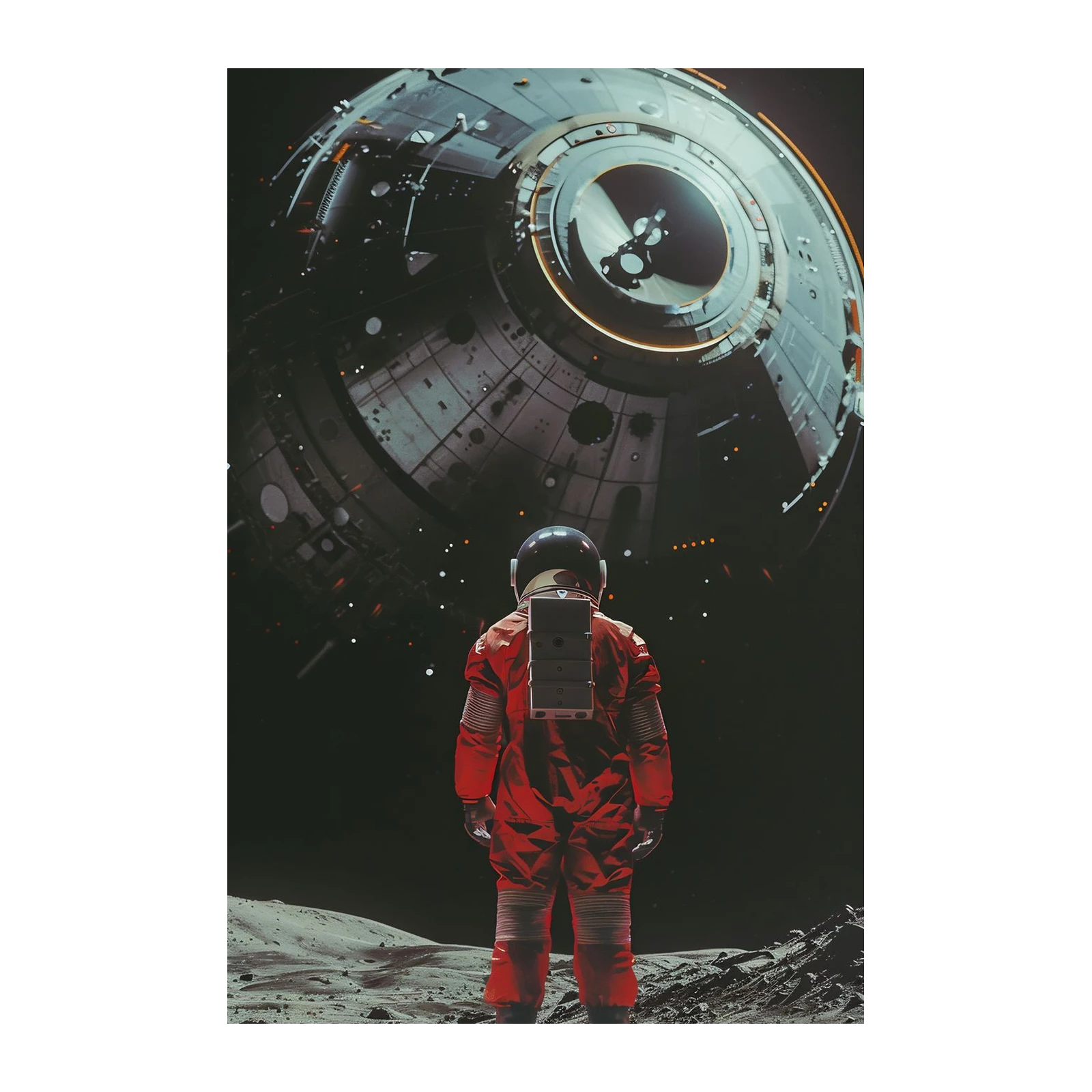 Astronaut Space Odyssey Wall Art