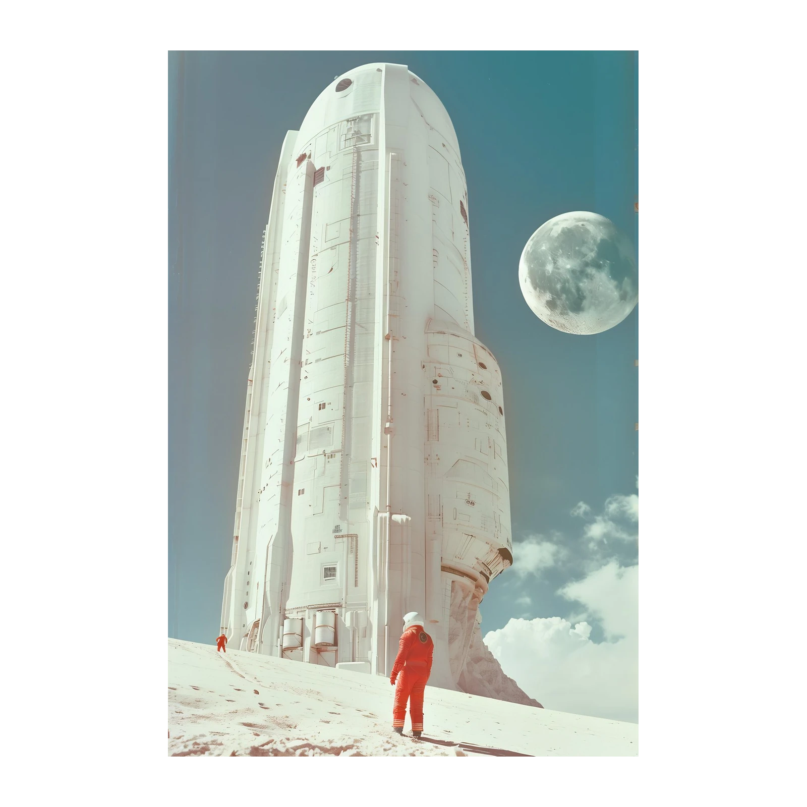 Epic Space Odyssey Rocket Wall Art