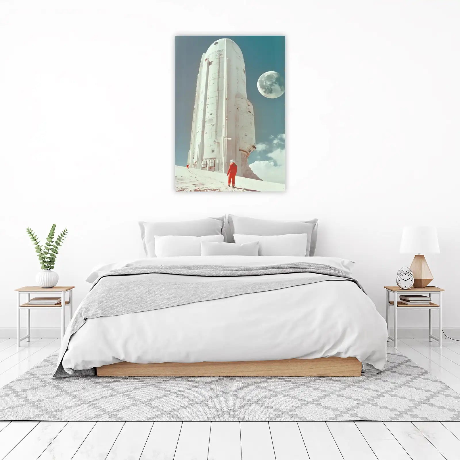 Epic Space Odyssey Rocket Wall Art