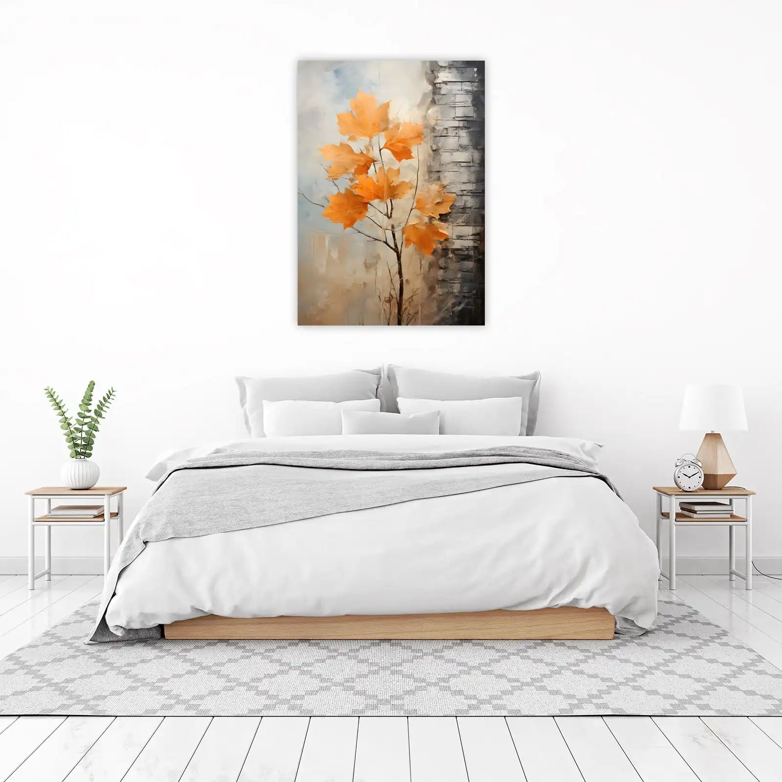 Vibrant Autumn Maple Leaves Wall Art