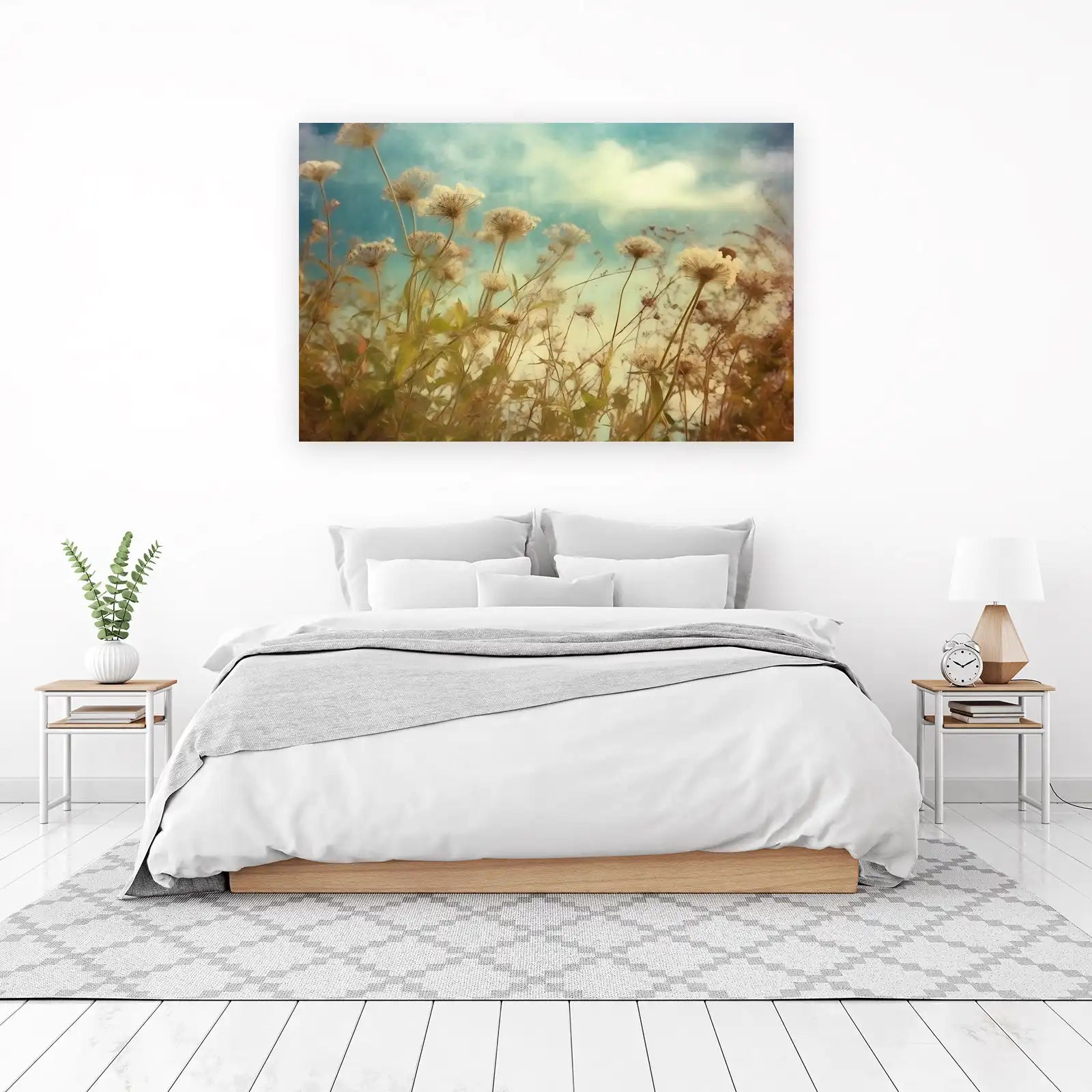 Whimsical Meadow Dream Floral Wall Art