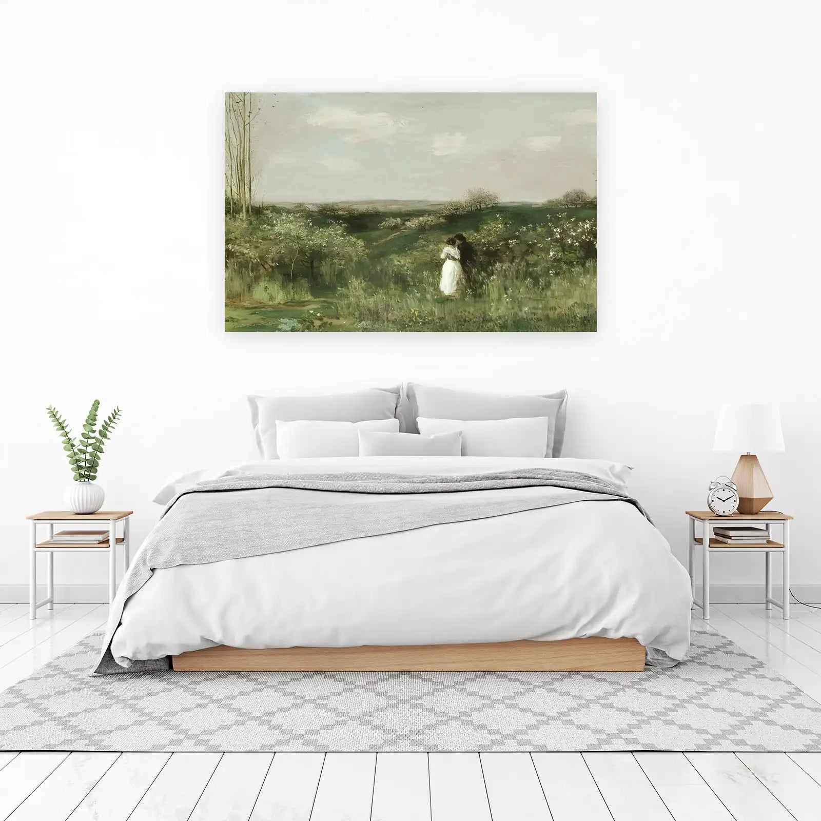 Romantic Embrace Landscape Wall Art