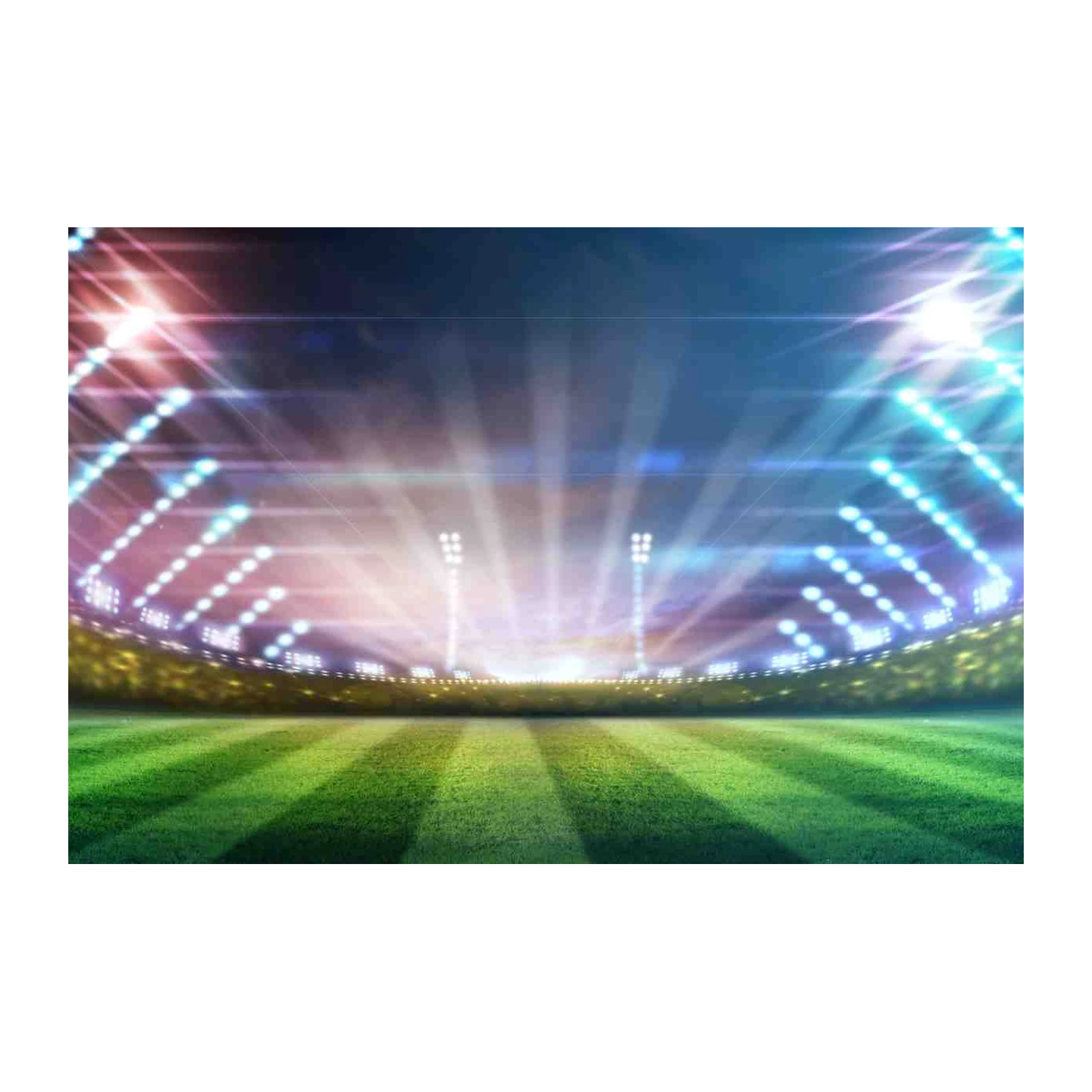 Stadium Lights Sports Field Wall Art
