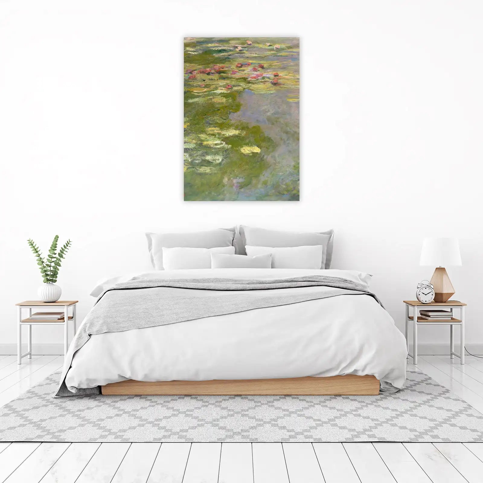 Serene Water Lilies Impressionist Wall Art