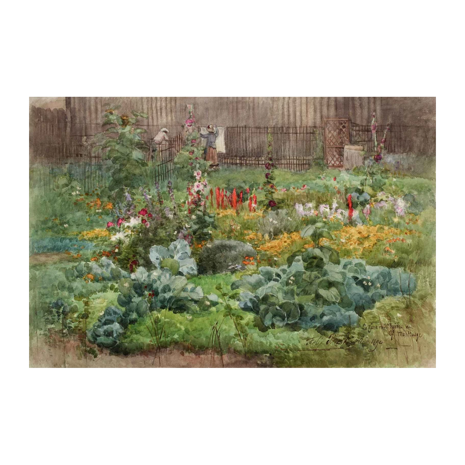 Vibrant Garden & Laundry Day Wall Art