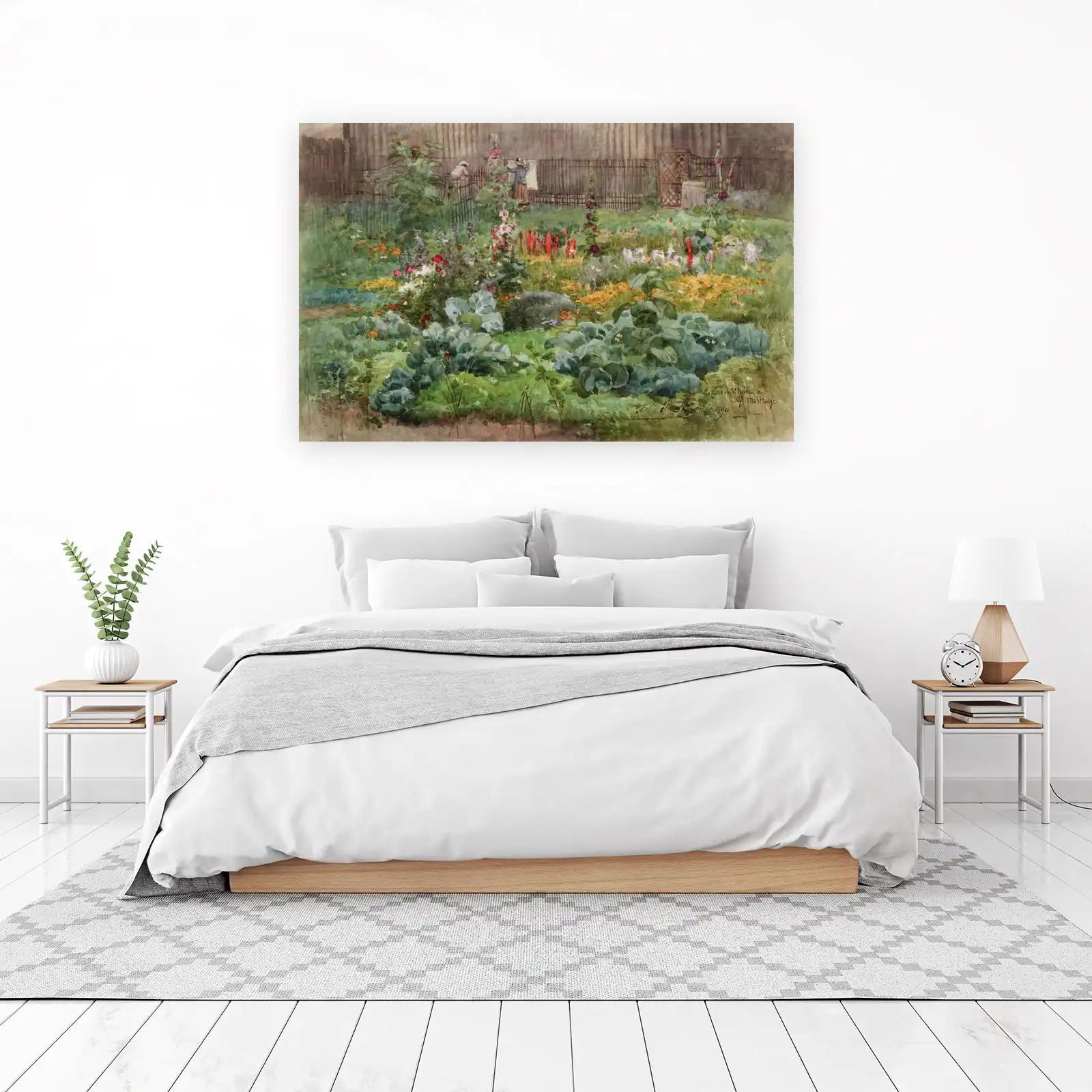 Vibrant Garden & Laundry Day Wall Art