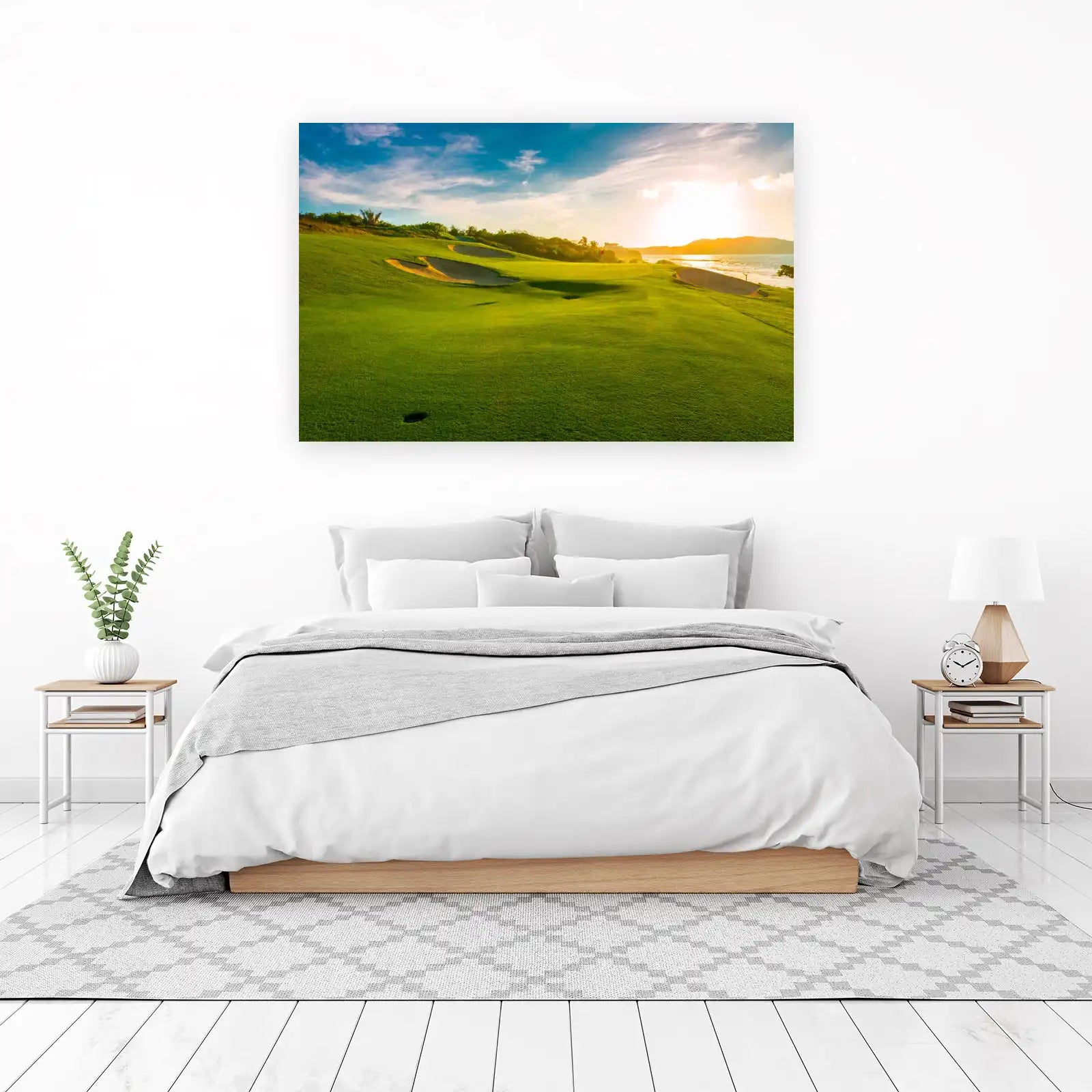 Tropical Golf Course Paradise Wall Art