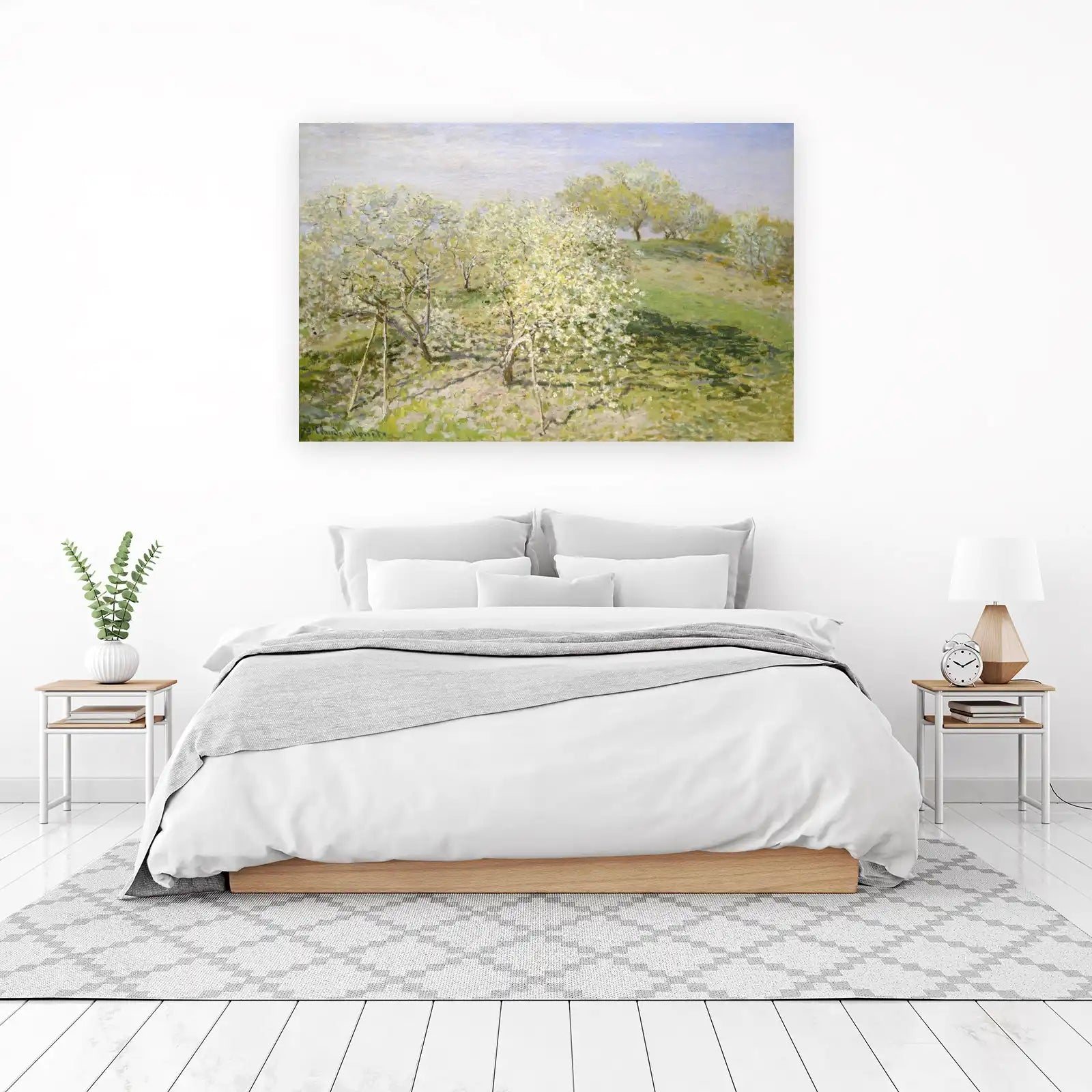 Blooming Orchard Landscape Wall Art