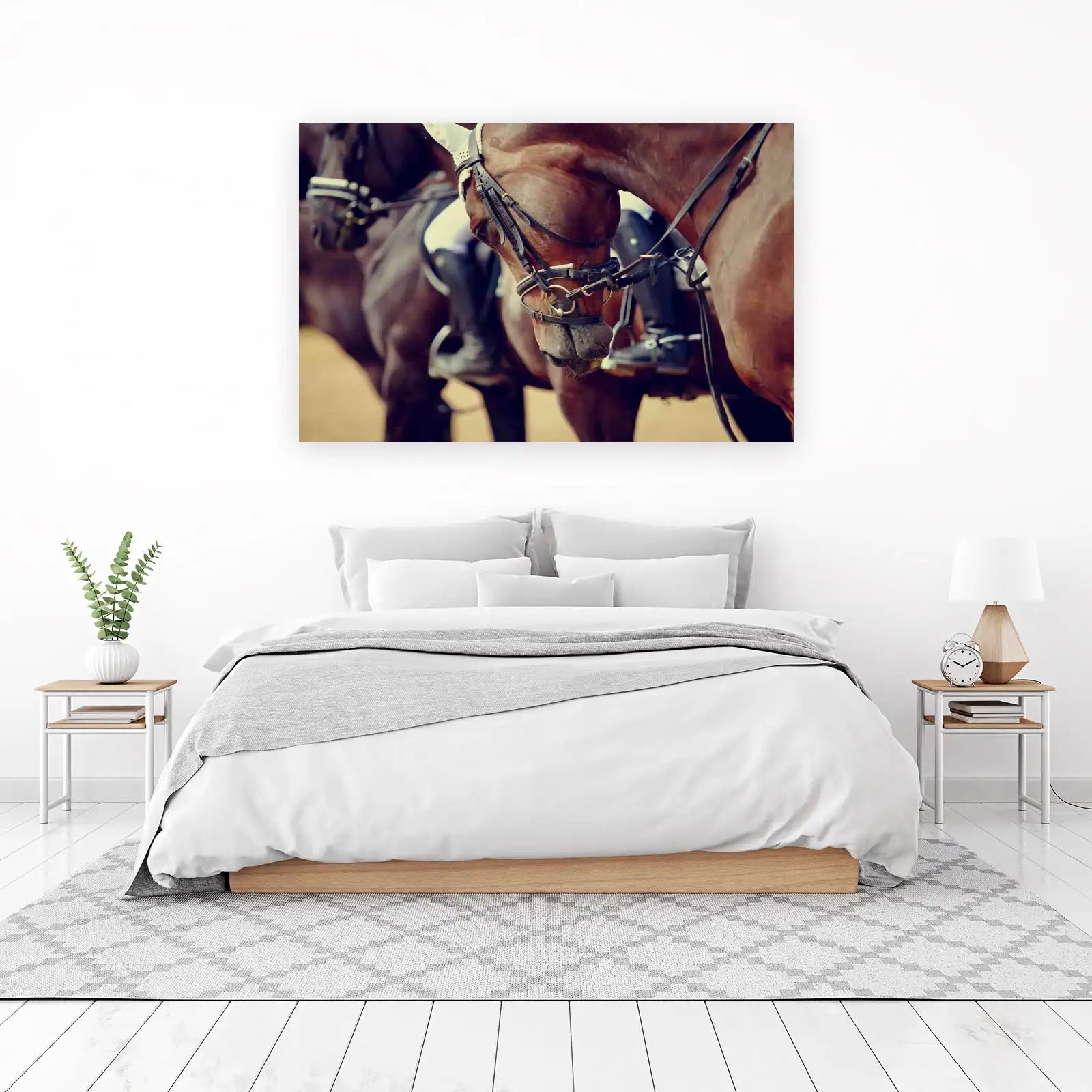 Equestrian Elegance Horse Riding Wall Art