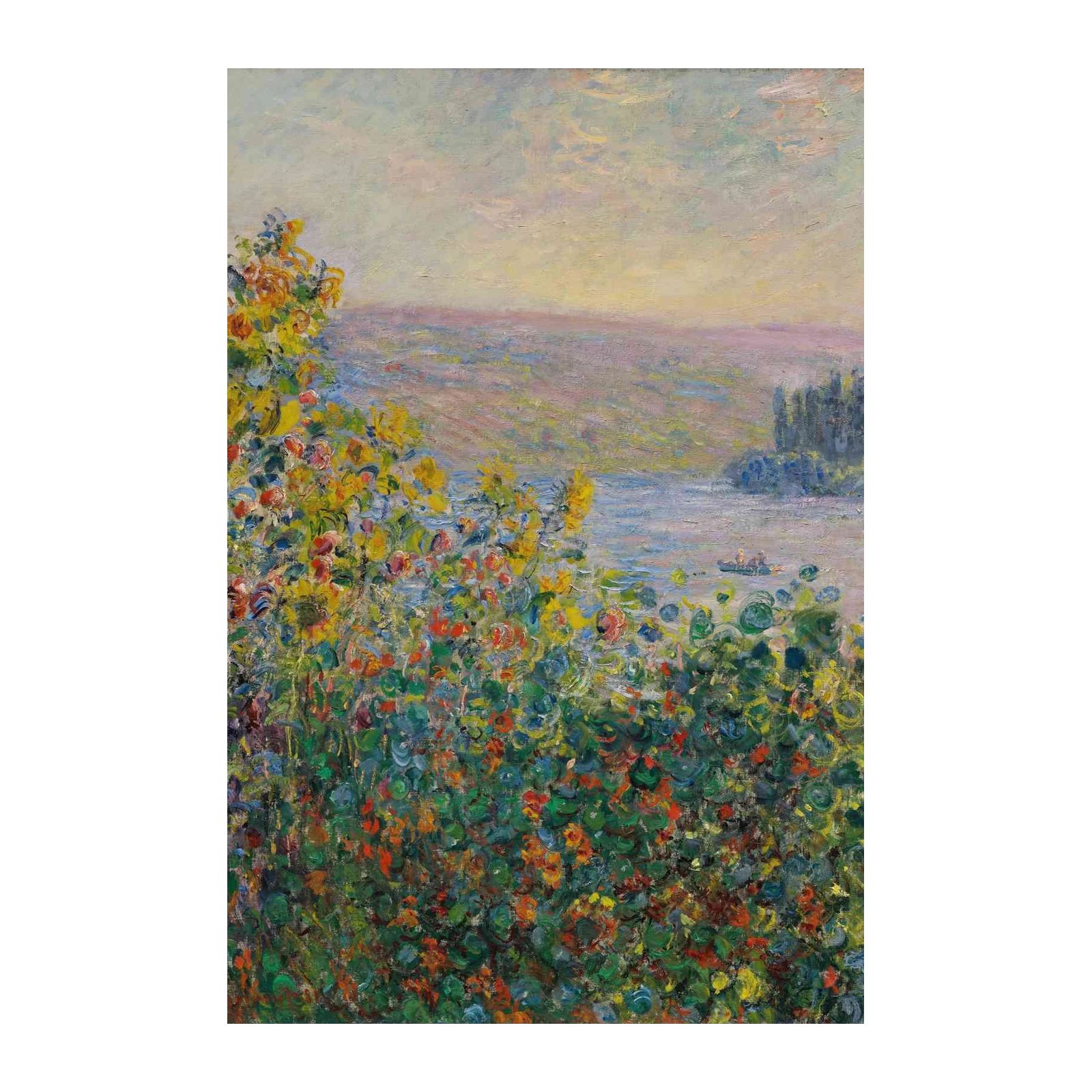 Impressionist Garden Landscape Wall Art