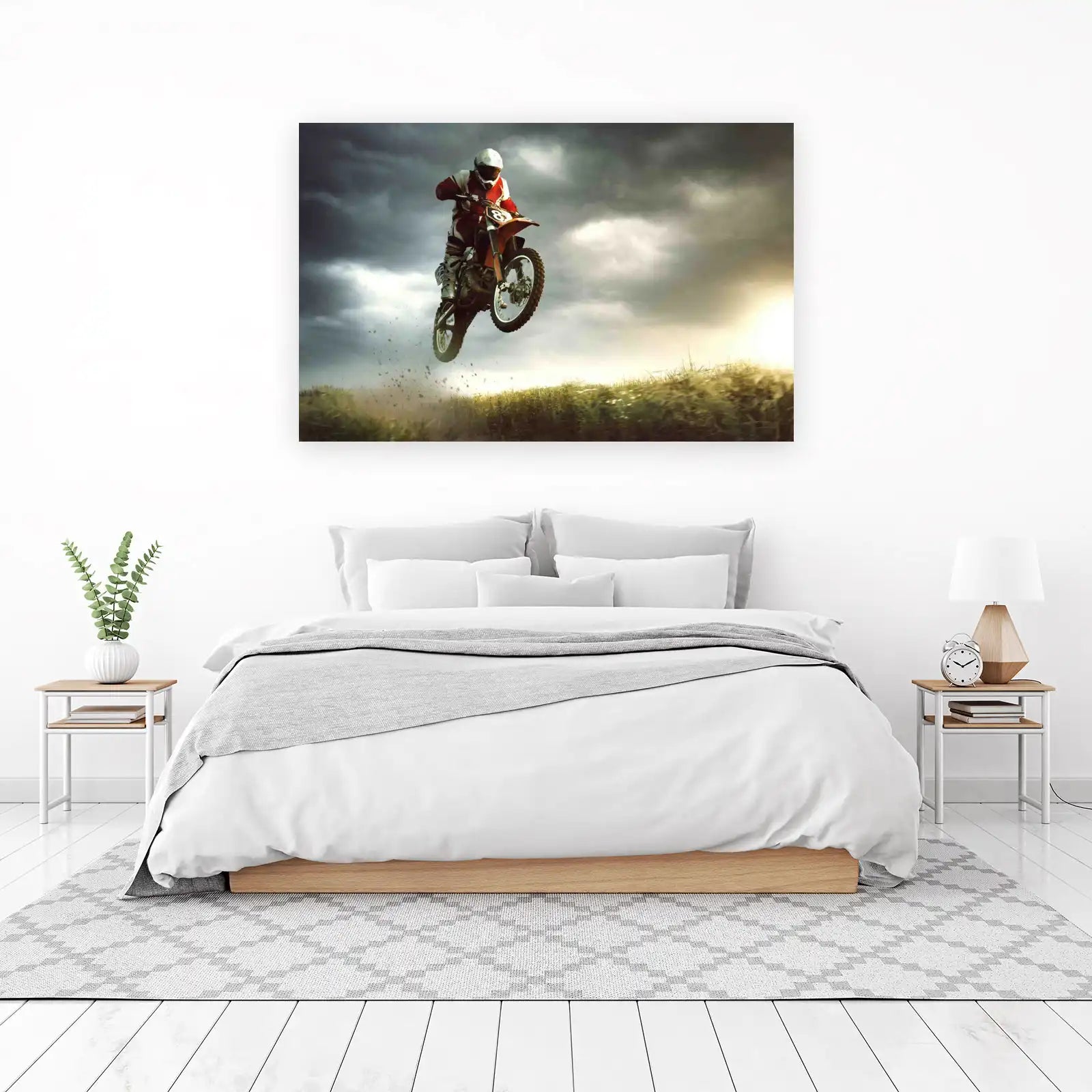 Extreme Motocross Jump Dynamic Wall Art