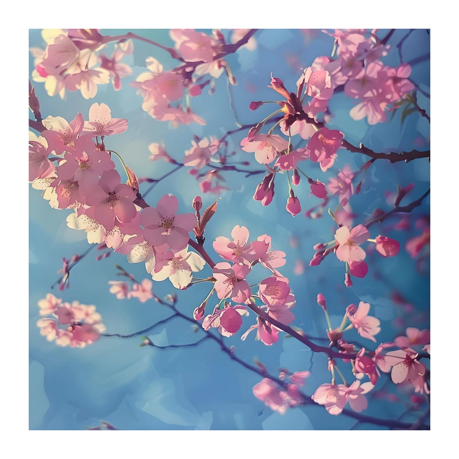 Serene Cherry Blossoms Wall Art