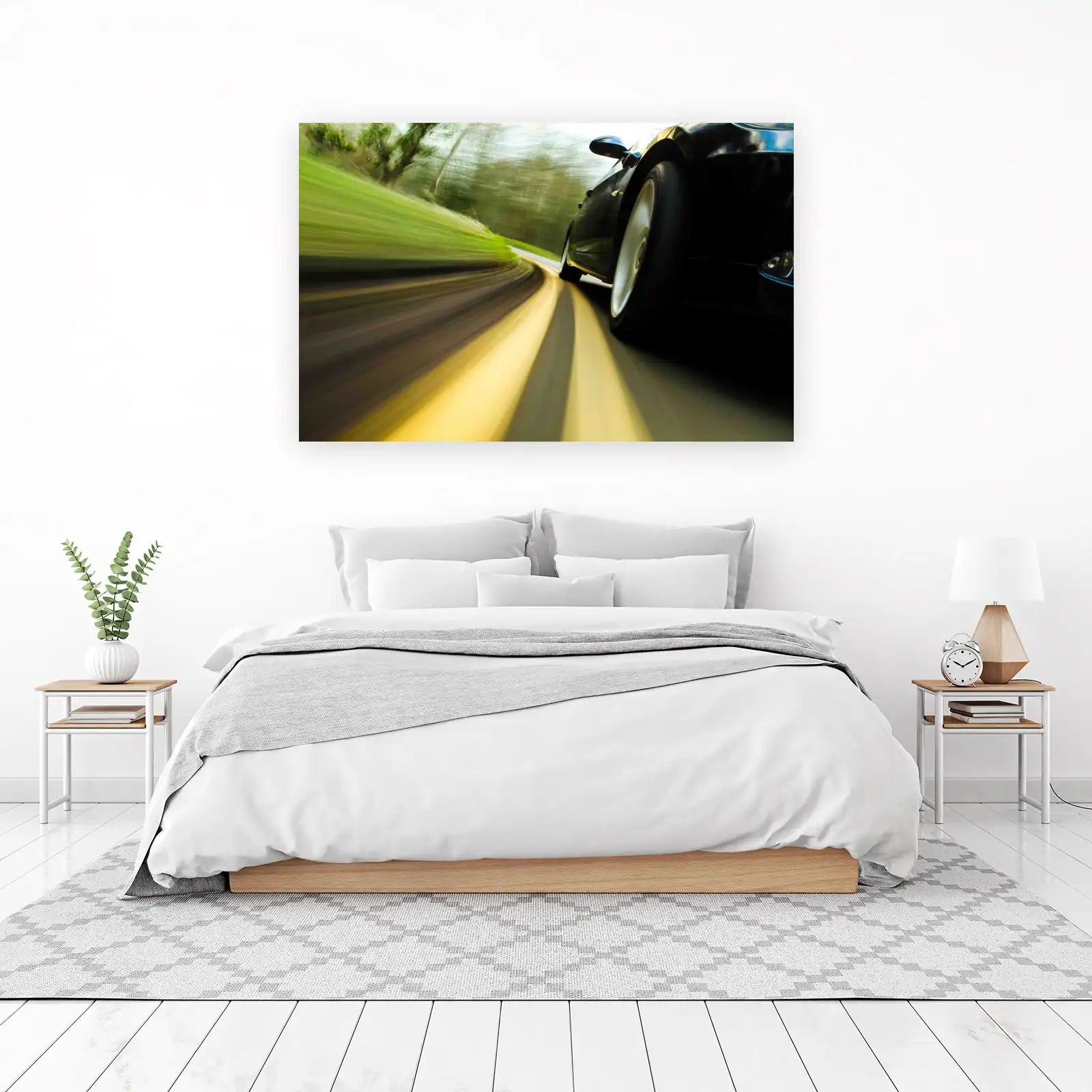 Dynamic Motion Speed Car Wall Art Wall Art