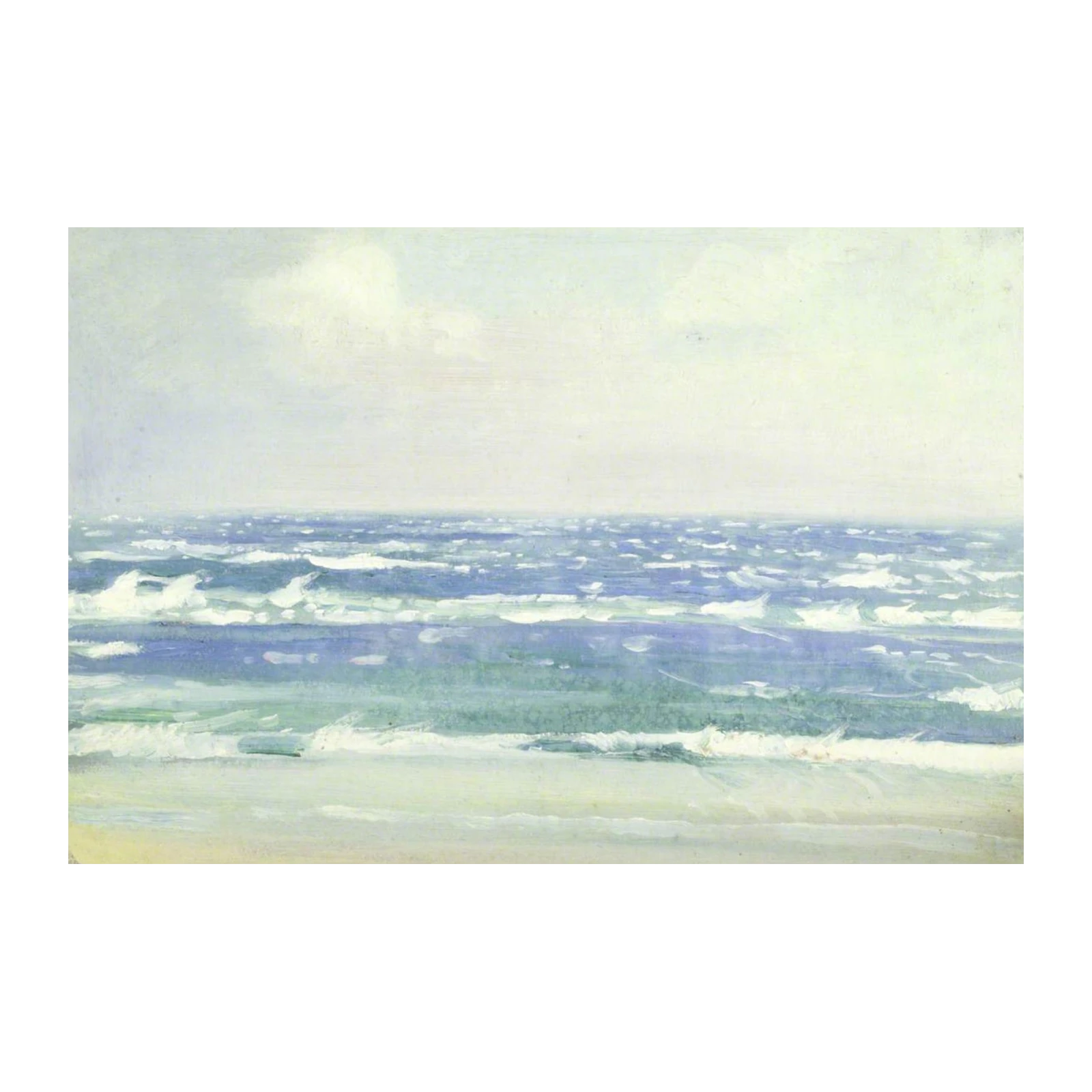 Serene Ocean Waves Seascape Wall Art