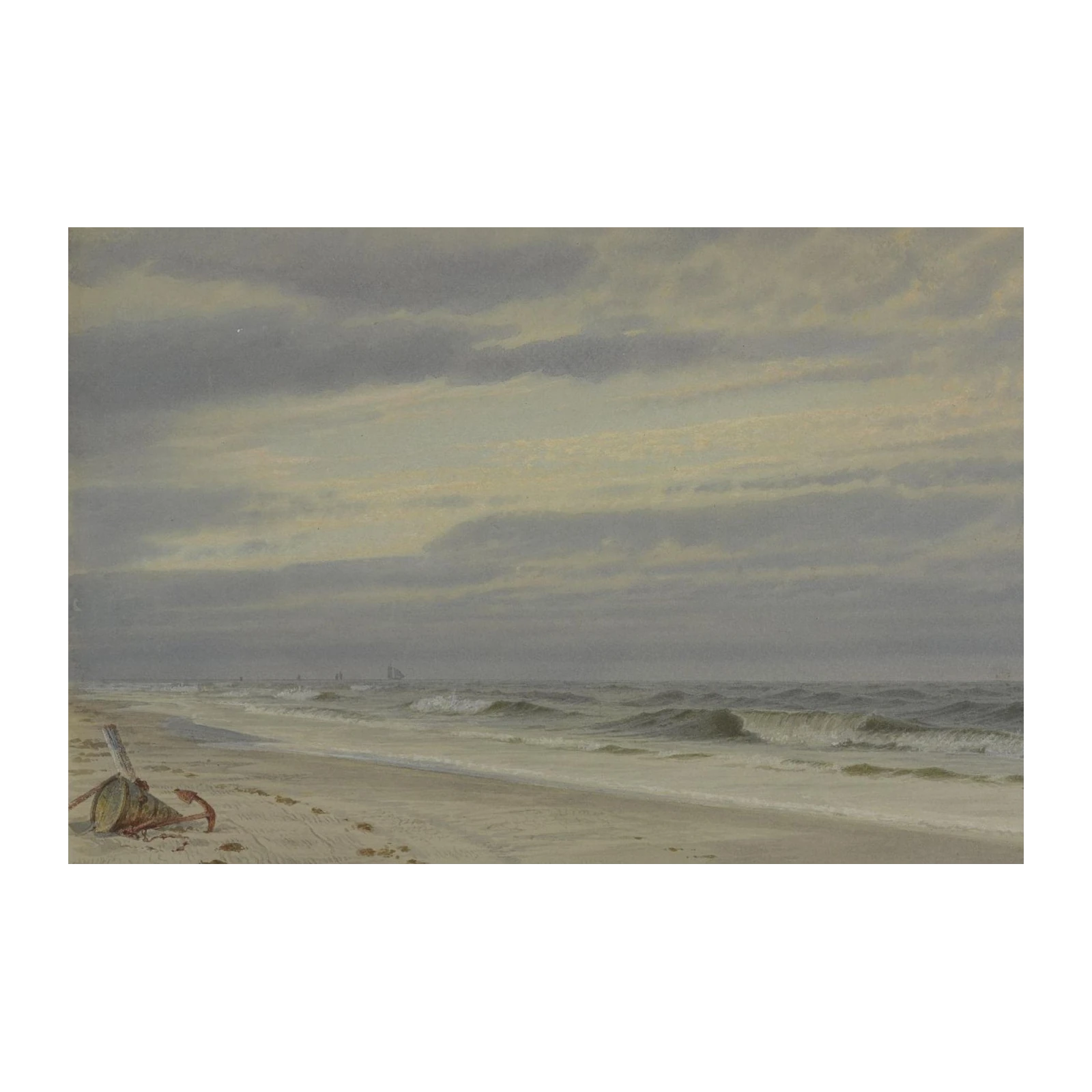 Seaside Serenity Beach Anchor Wall Art