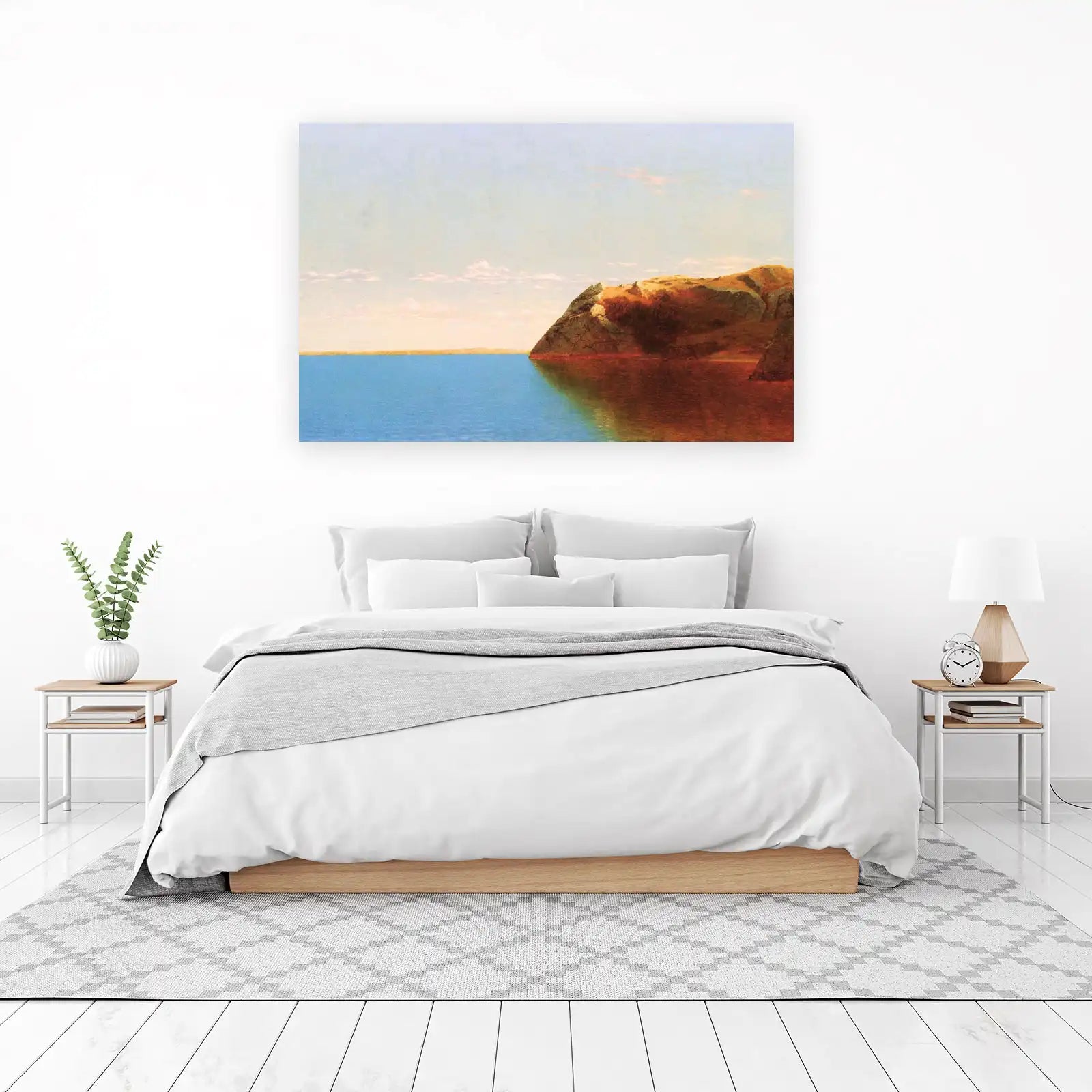 Serene Coastal Cliffs & Ocean Wall Art