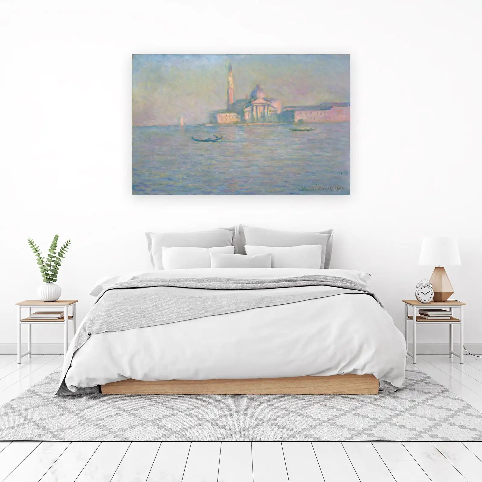 Monet's Venice Canal Impressionist Wall Art