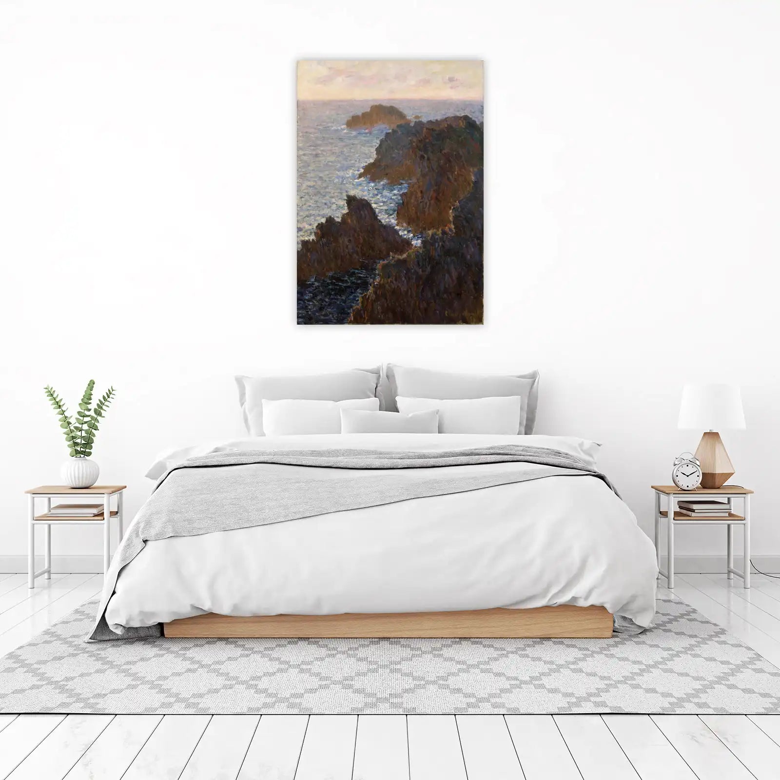 Coastal Serenity Ocean Rocks Wall Art