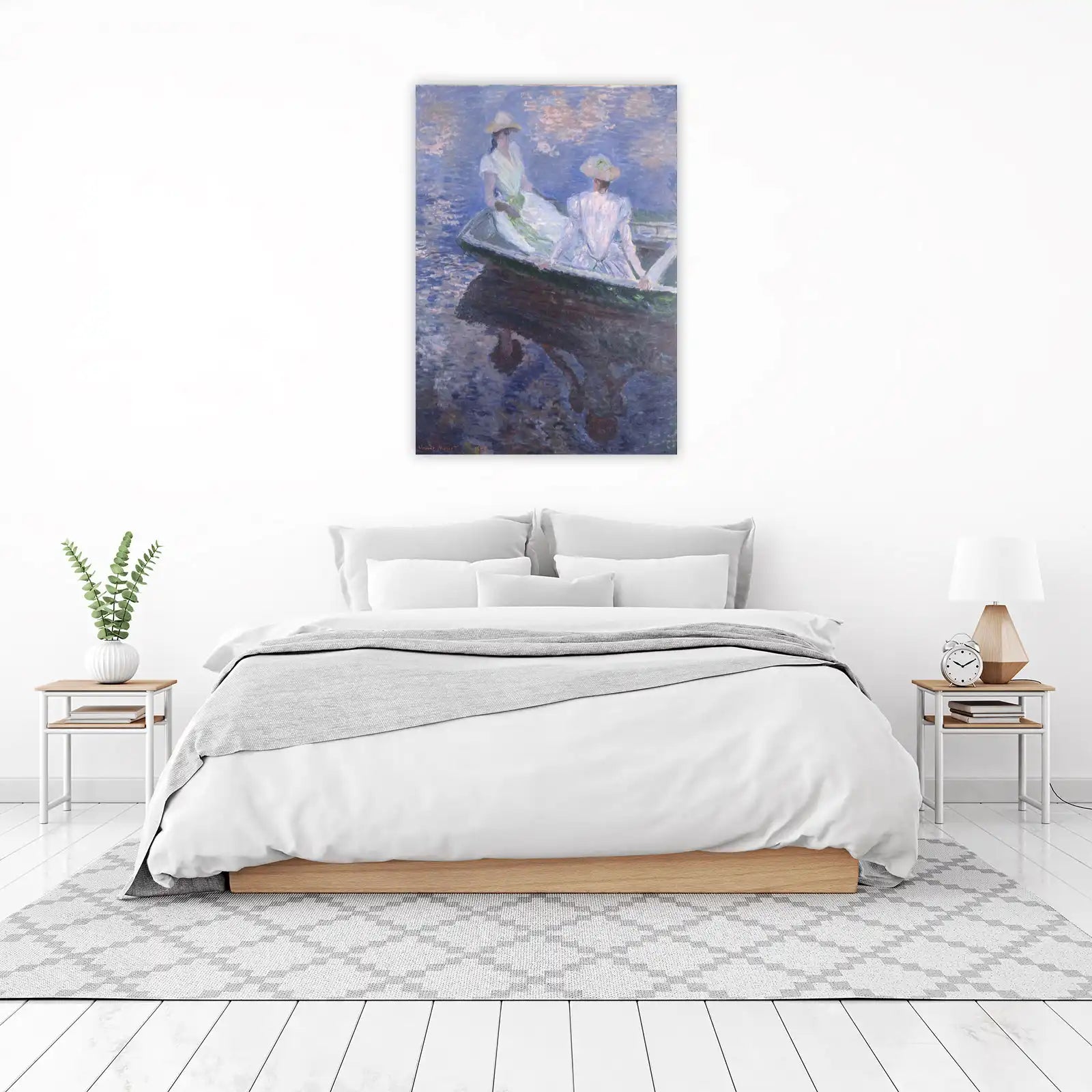 Impressionist Rowing Serenity Wall Art