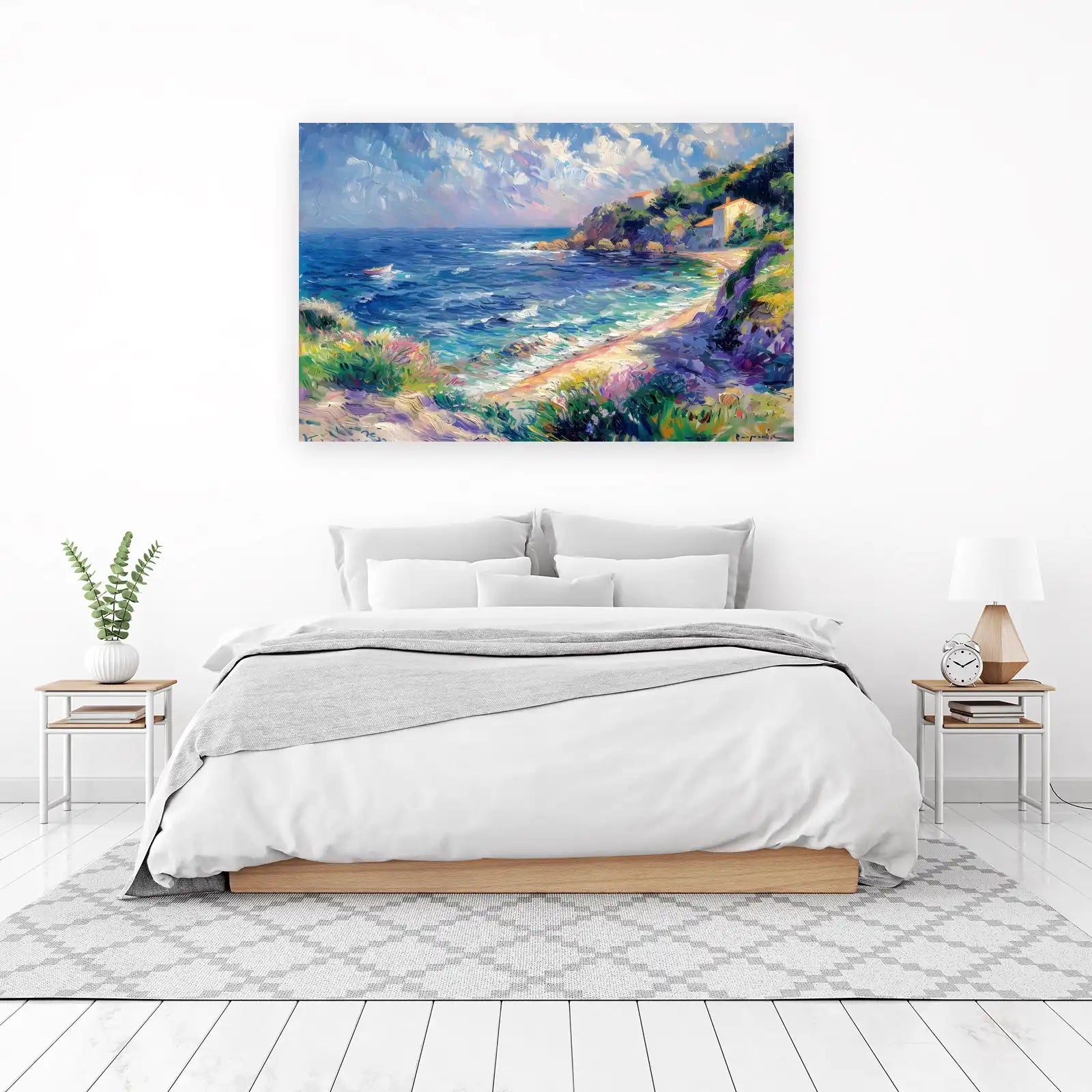 Impressionist Coastal Serenity Wall Art