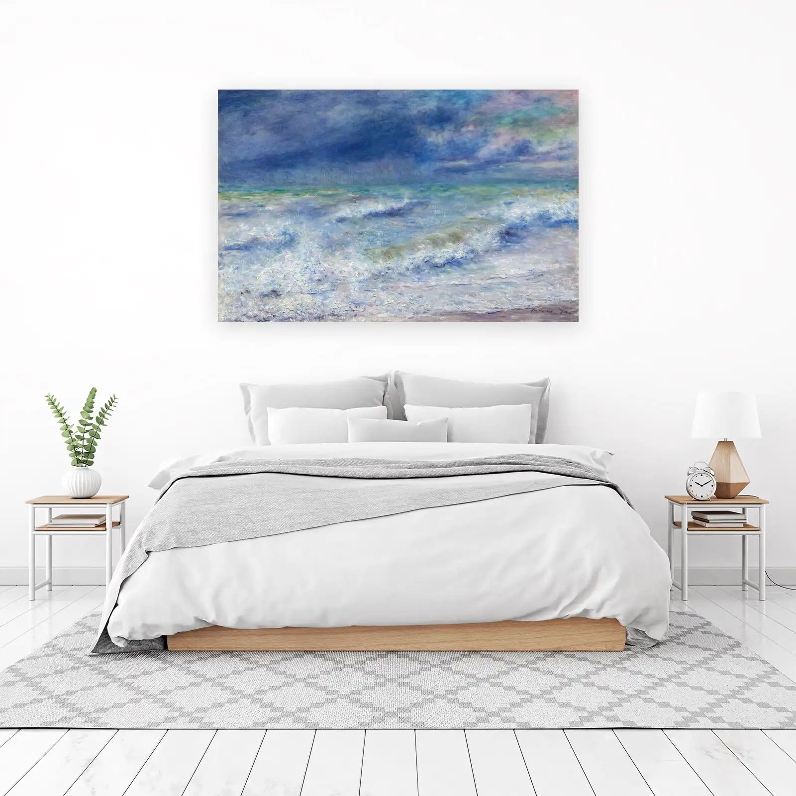 Dynamic Ocean Waves Impressionist Wall Art
