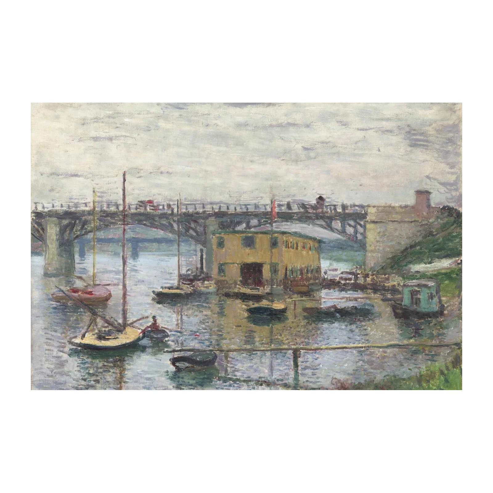Impressionist River Scene Wall Art