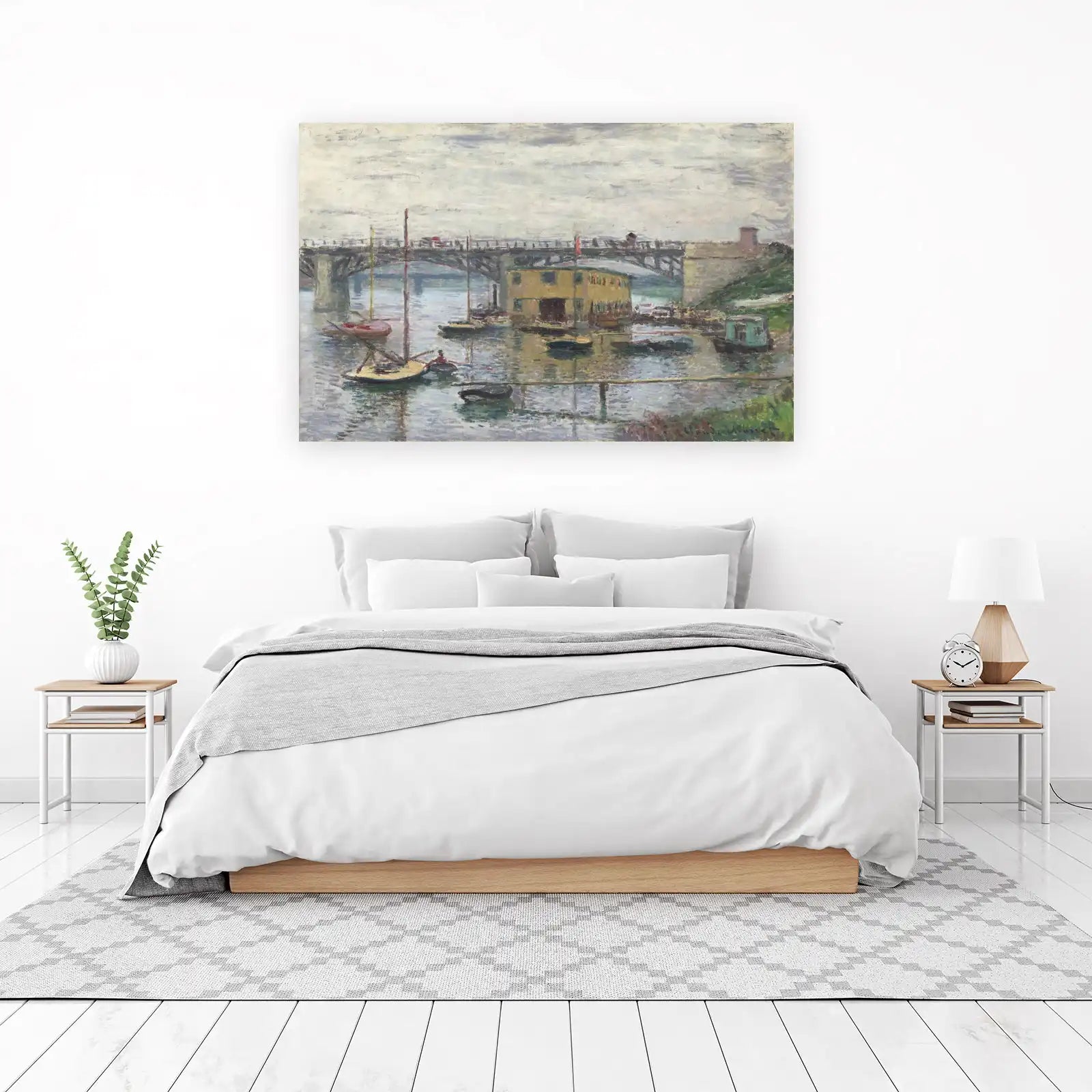 Impressionist River Scene Wall Art