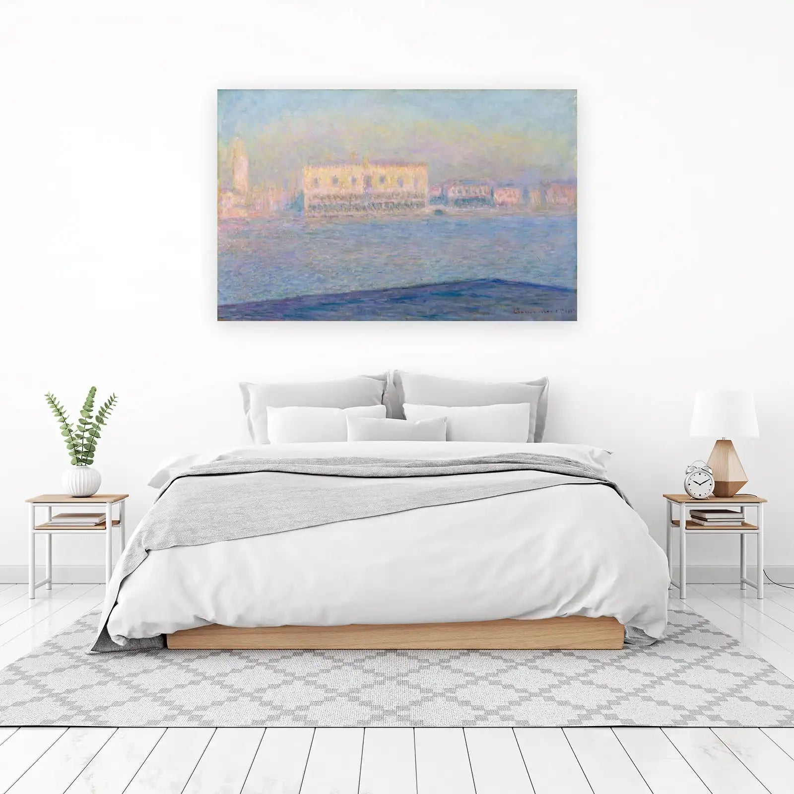 Impressionist Venice Canal Light Wall Art
