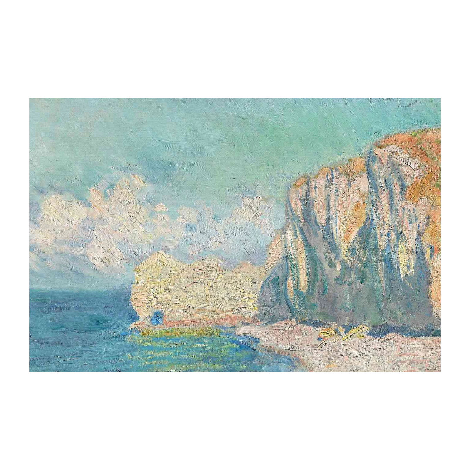 Impressionist Coastal Cliffs Wall Art