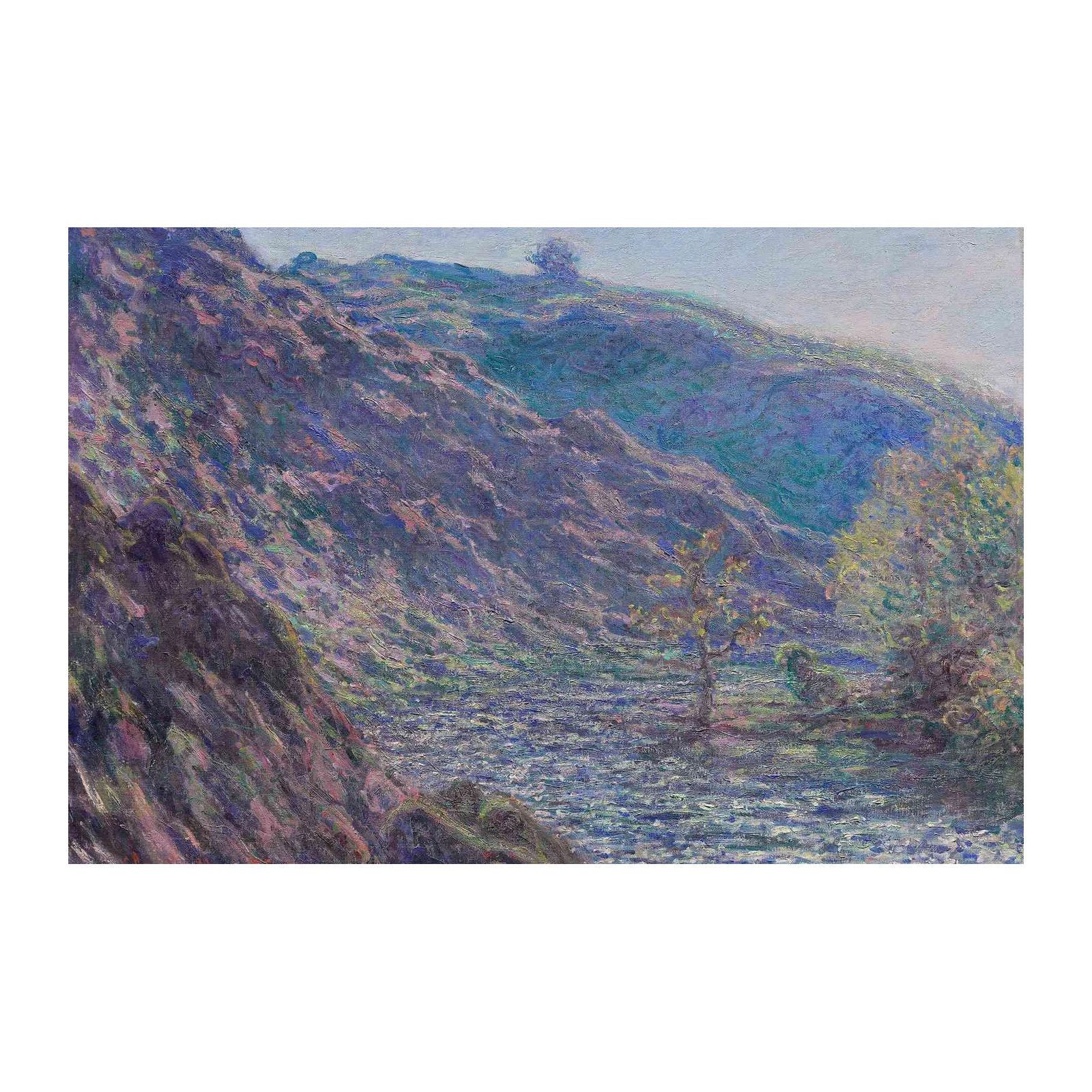 Impressionist Landscape River Serenity Wall Art