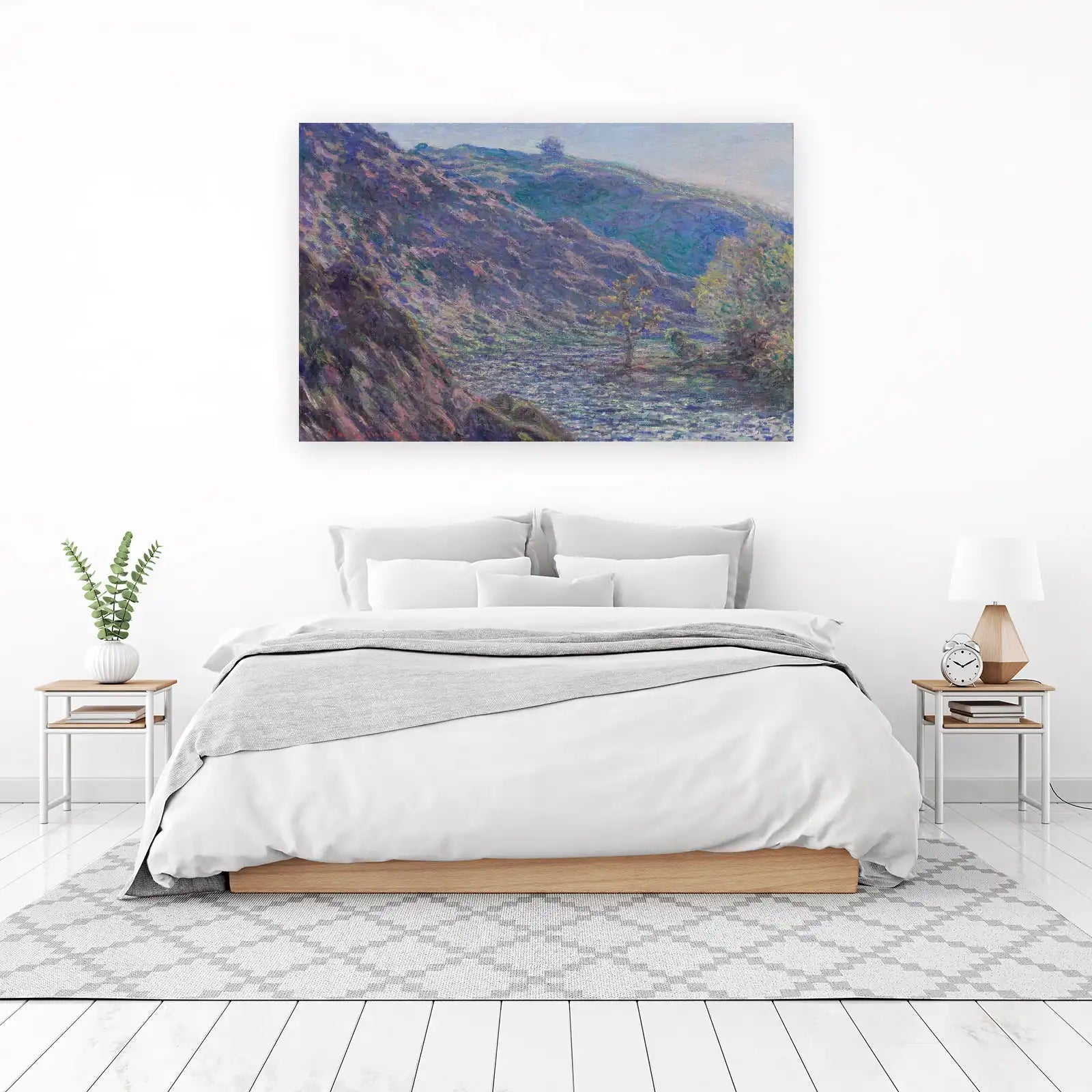 Impressionist Landscape River Serenity Wall Art