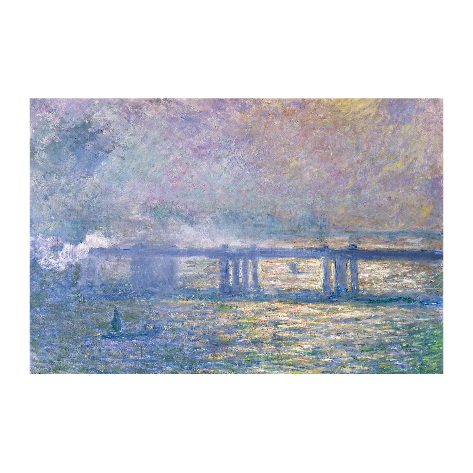 Monet's Bridge Over Water Lily Pond Wall Art