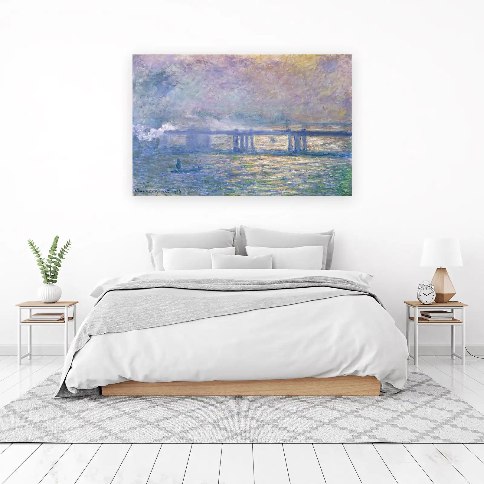 Monet's Bridge Over Water Lily Pond Wall Art