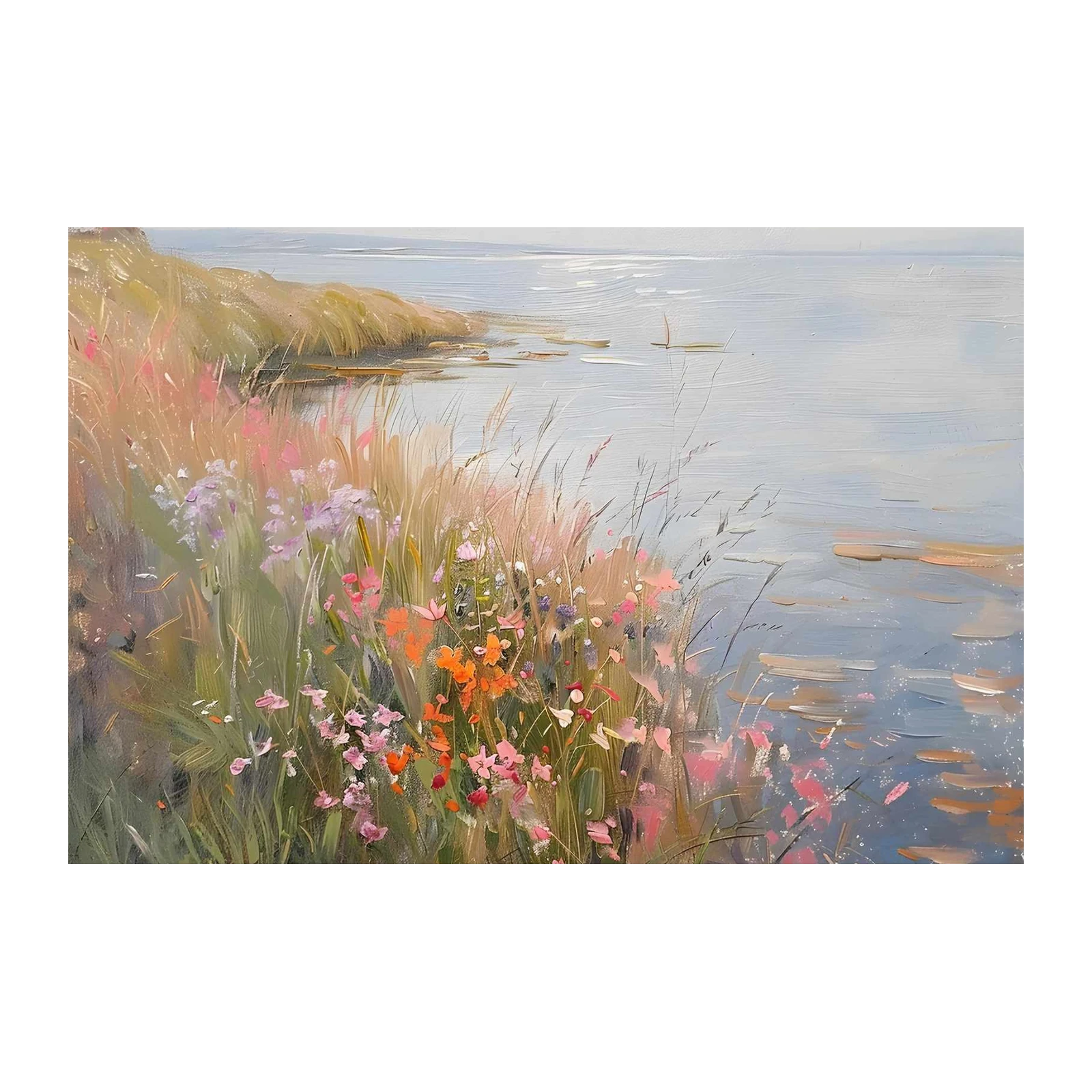 Seaside Meadow Blooms Wall Art