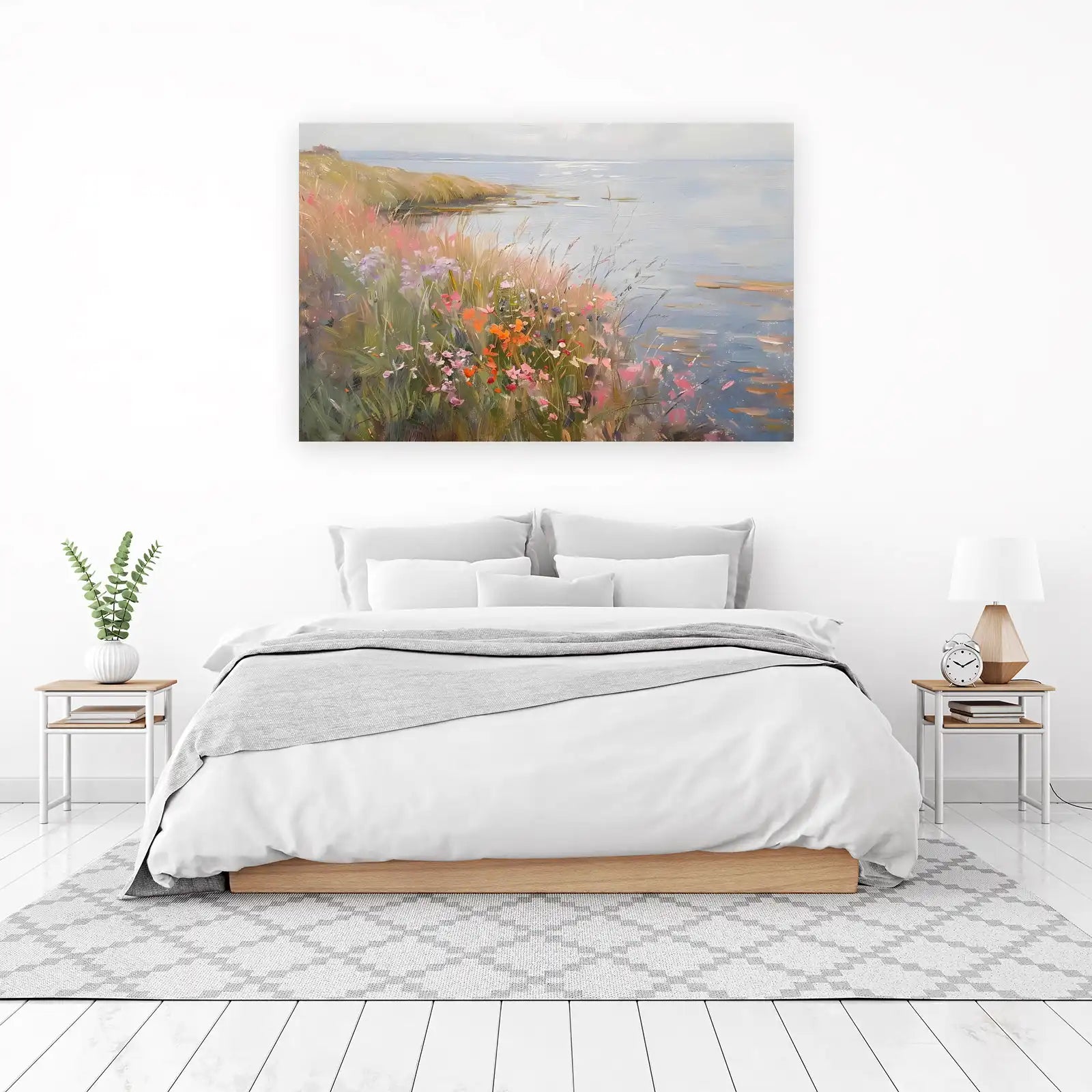Seaside Meadow Blooms Wall Art