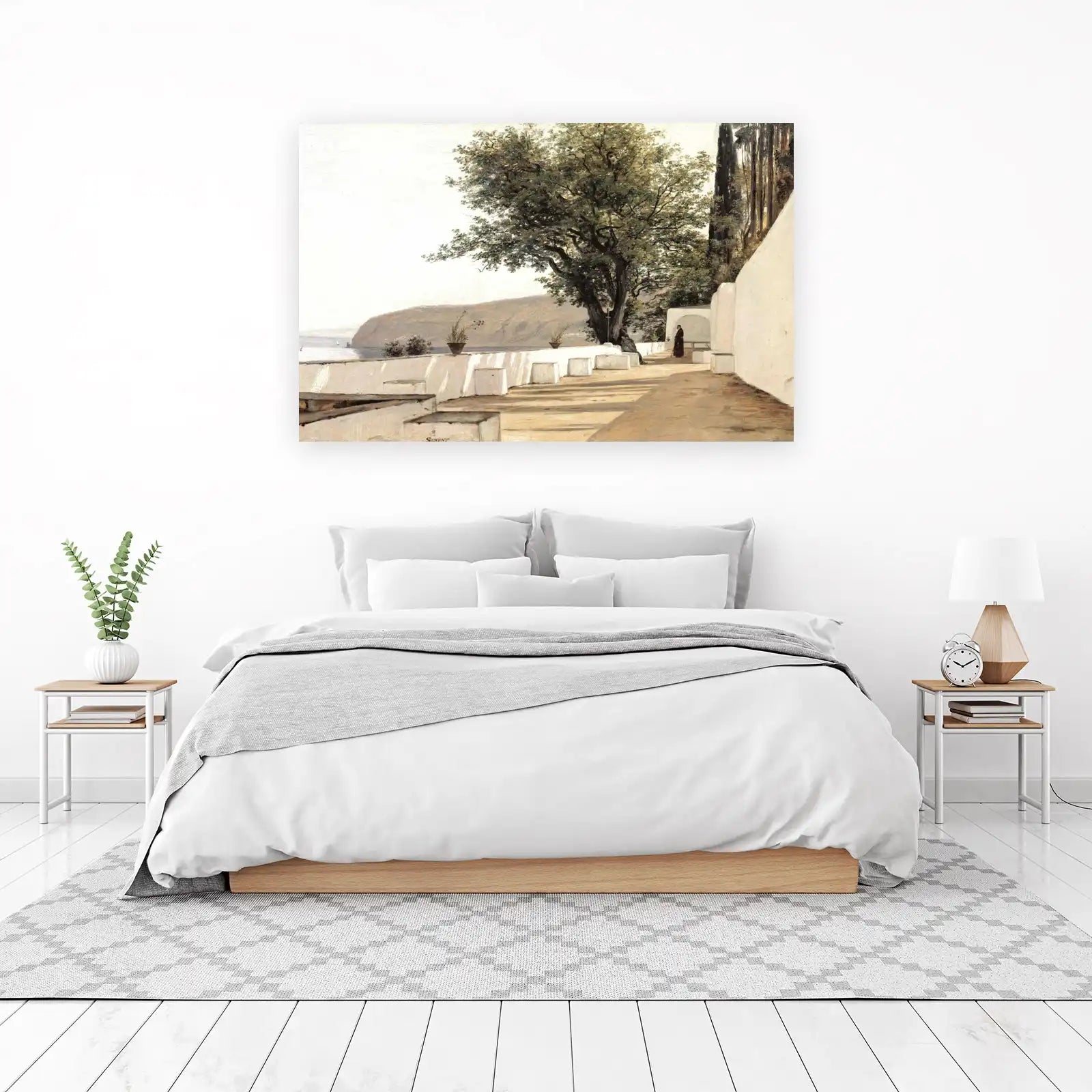 Tranquil Mediterranean Vista Wall Art