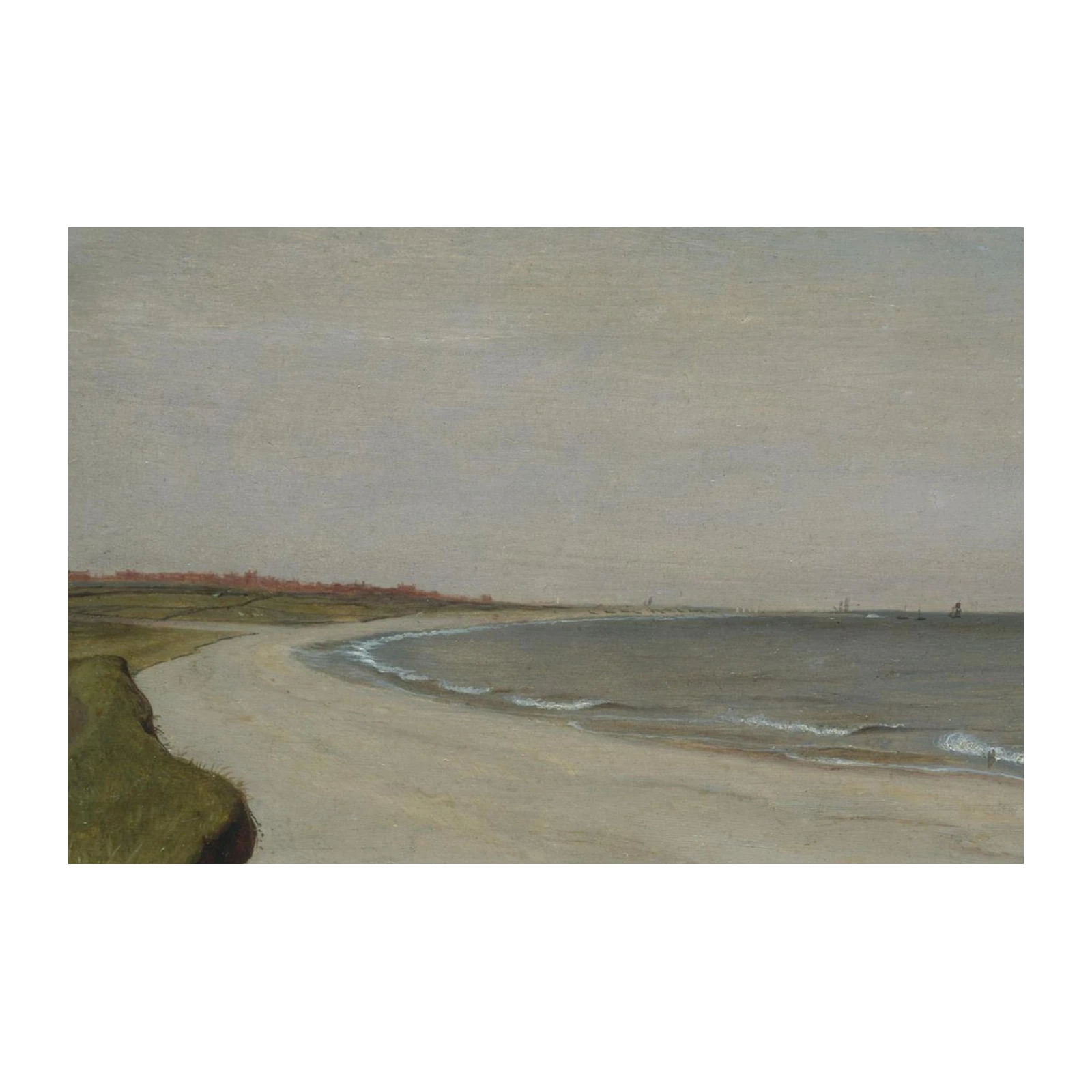 Serene Coastal Landscape Wall Art