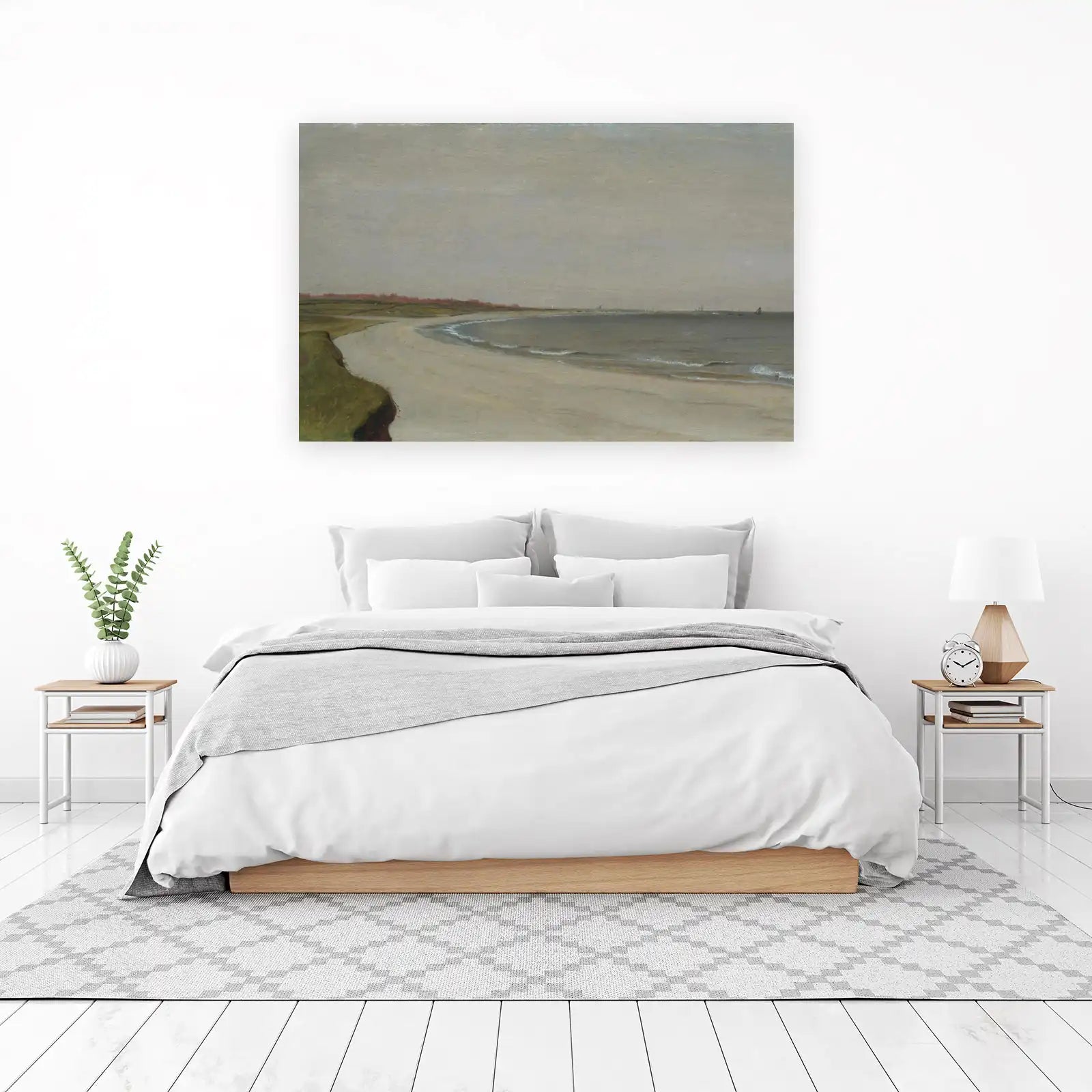 Serene Coastal Landscape Wall Art