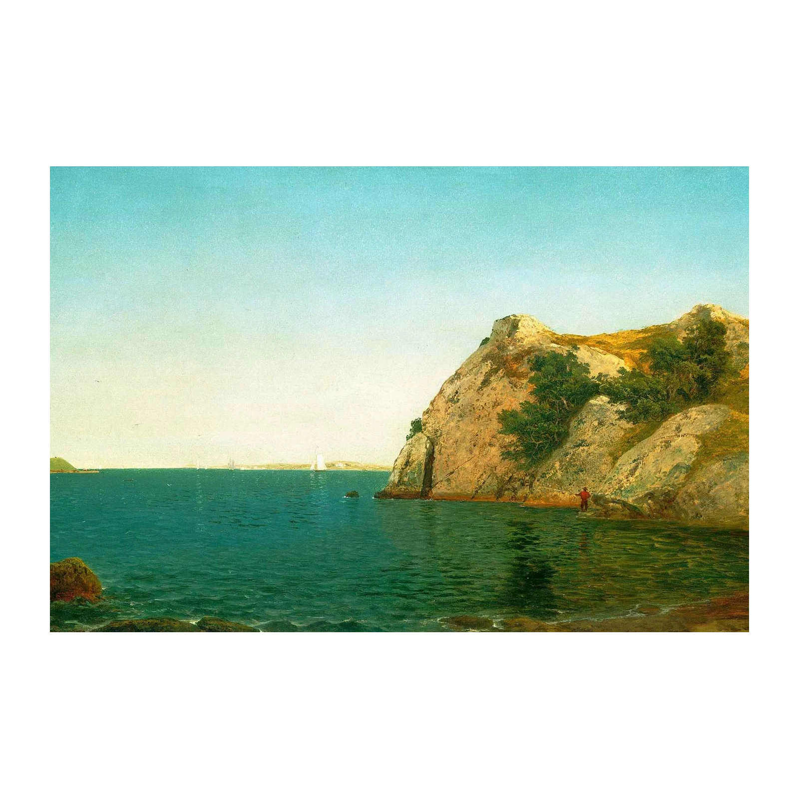 Tranquil Coastal Landscape Wall Art