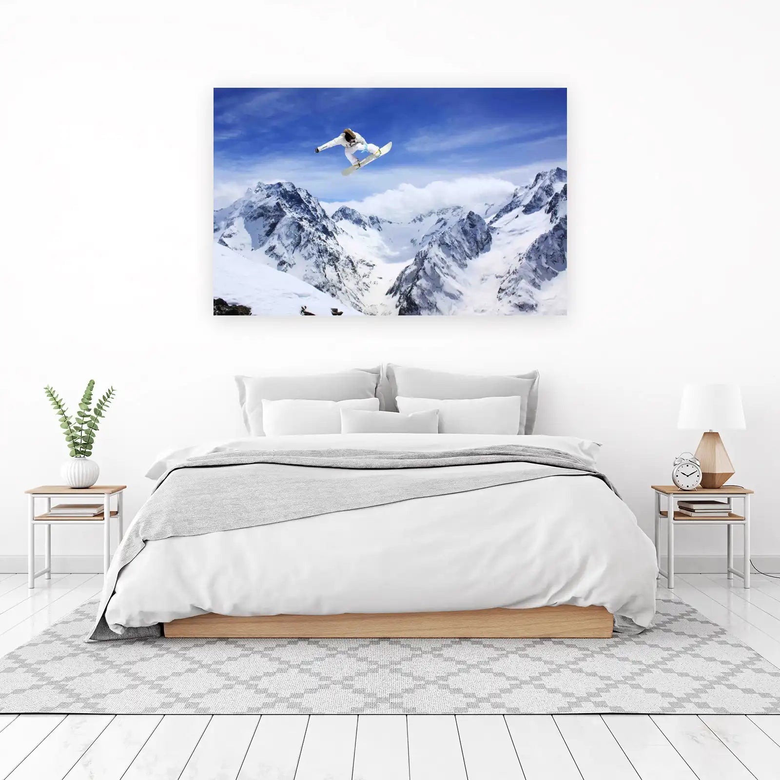 Extreme Snowboarding Jump Wall Art