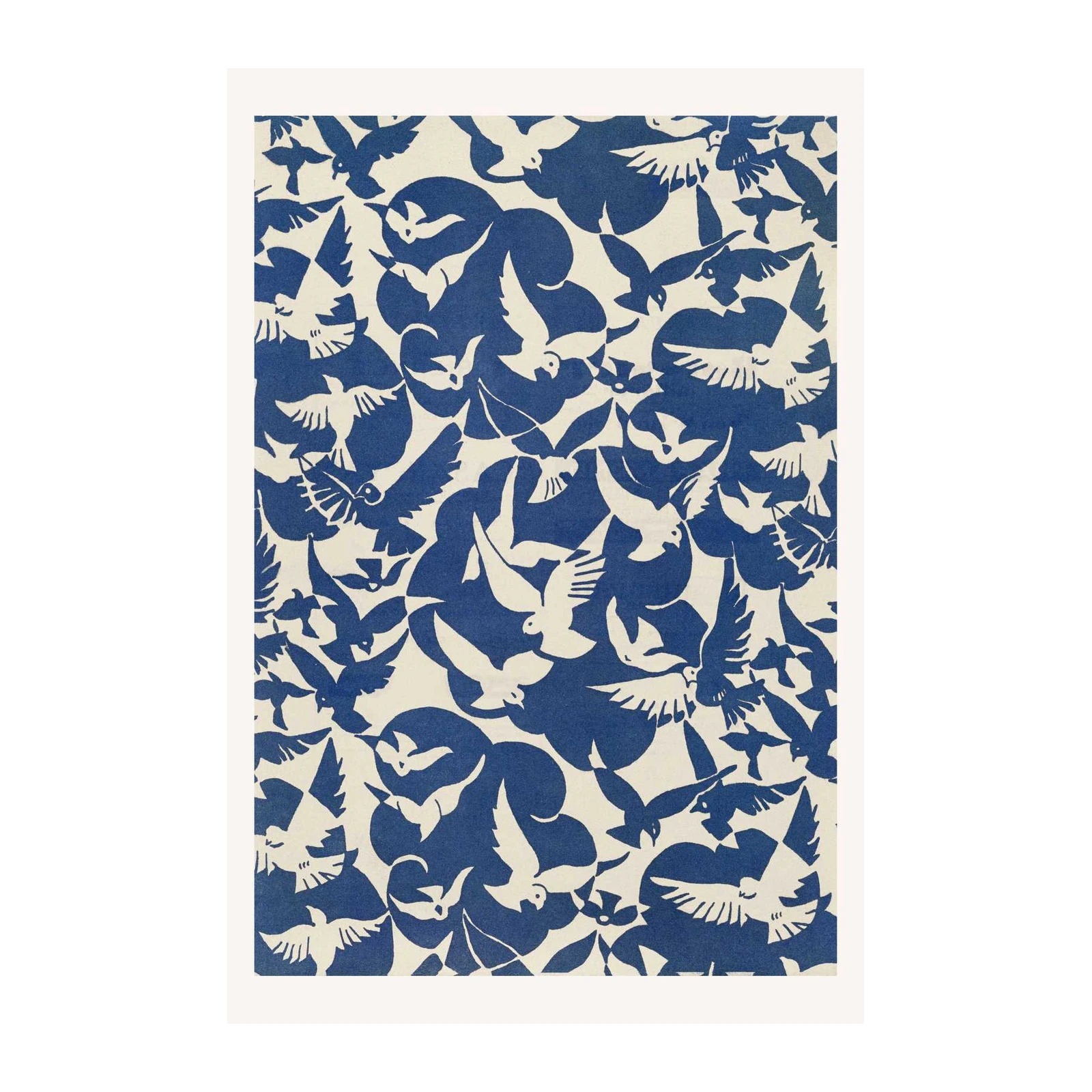 Majestic Flock Blue Bird Wall Art